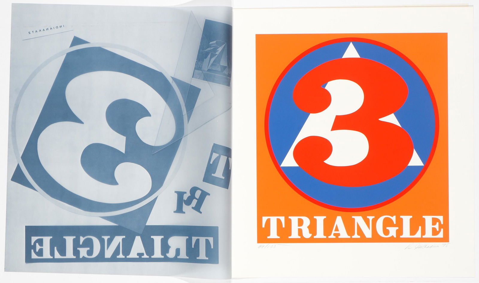 Robert Indiana (1928-2018) "Triangle #3" (1 of 4)