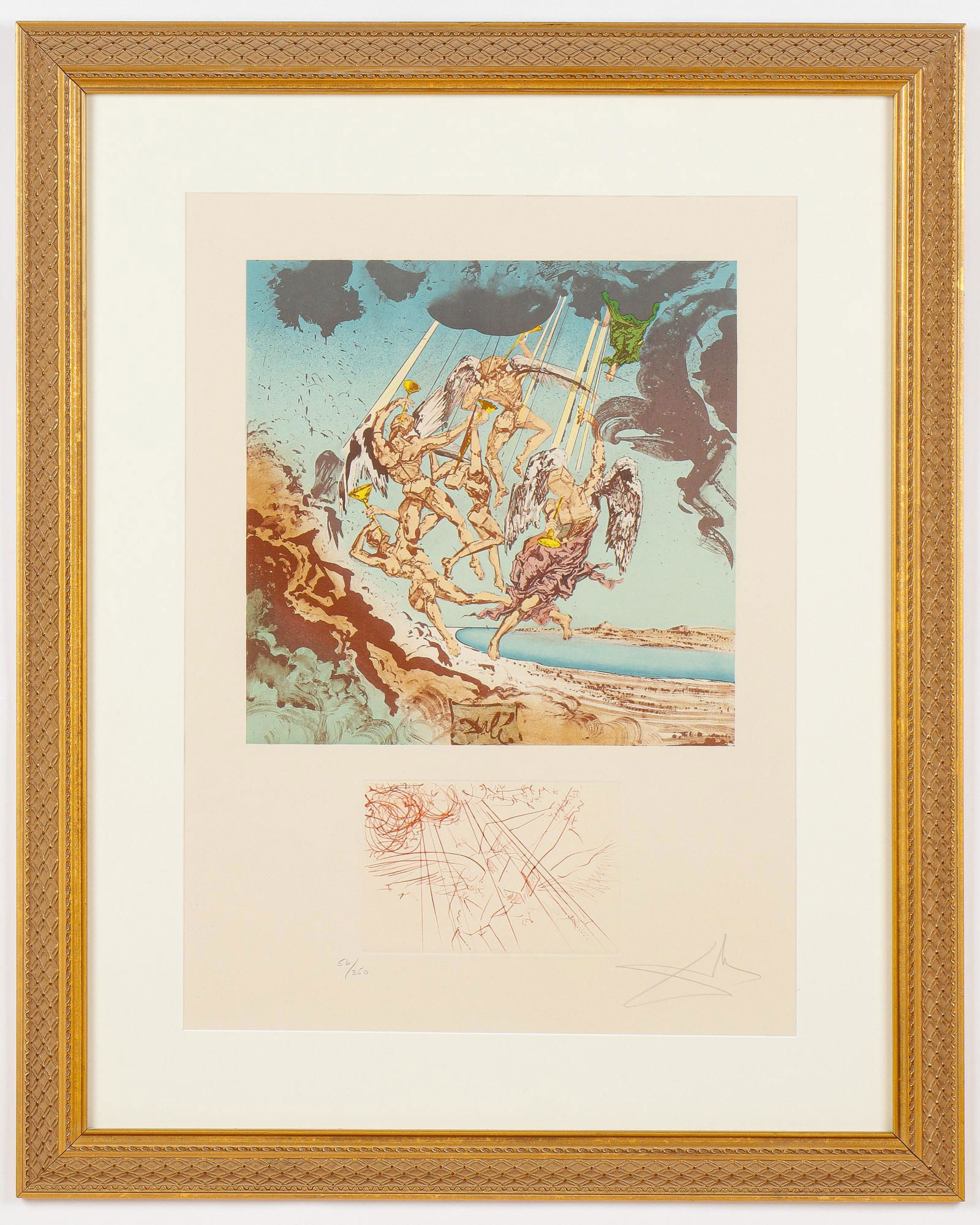 Salvador Dali (Spanish, 1904-1989) "Return of Ulysses" (1 of 3)