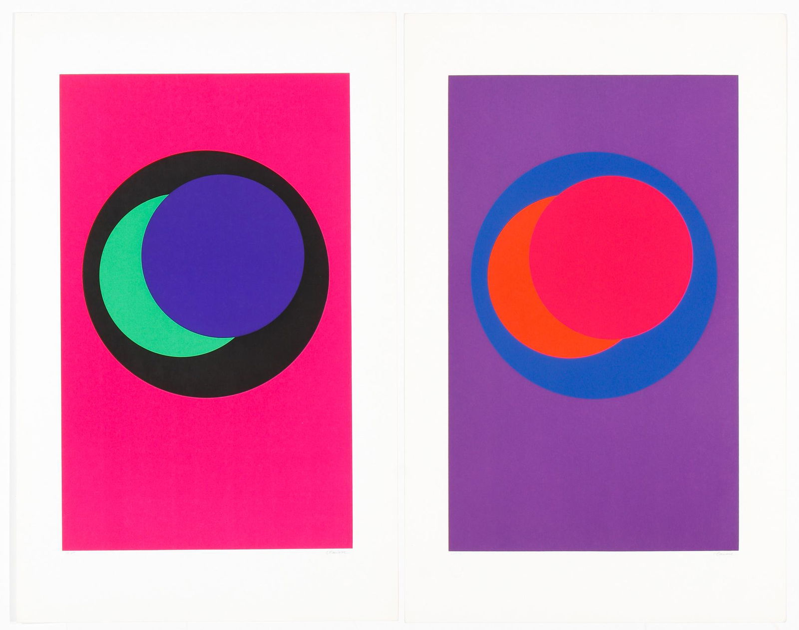 Genevieve Claisse (French, 1935â€“2018) 2 Works (1 of 2)