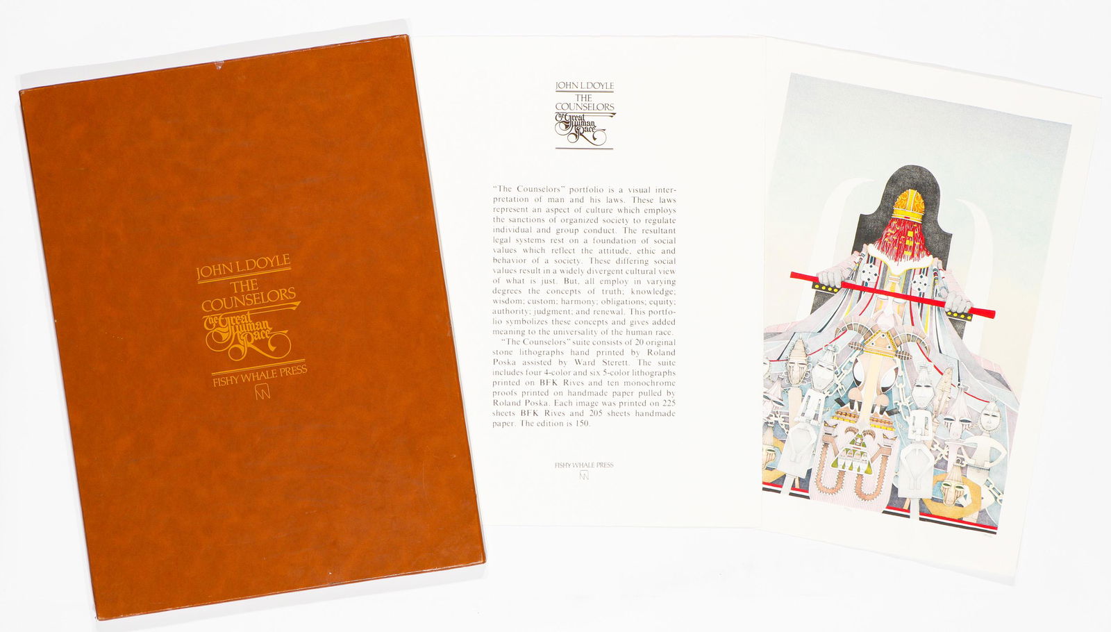 John Lawrence Doyle (American, 1939-2010) "The Counselors" Portfolio (1 of 4)