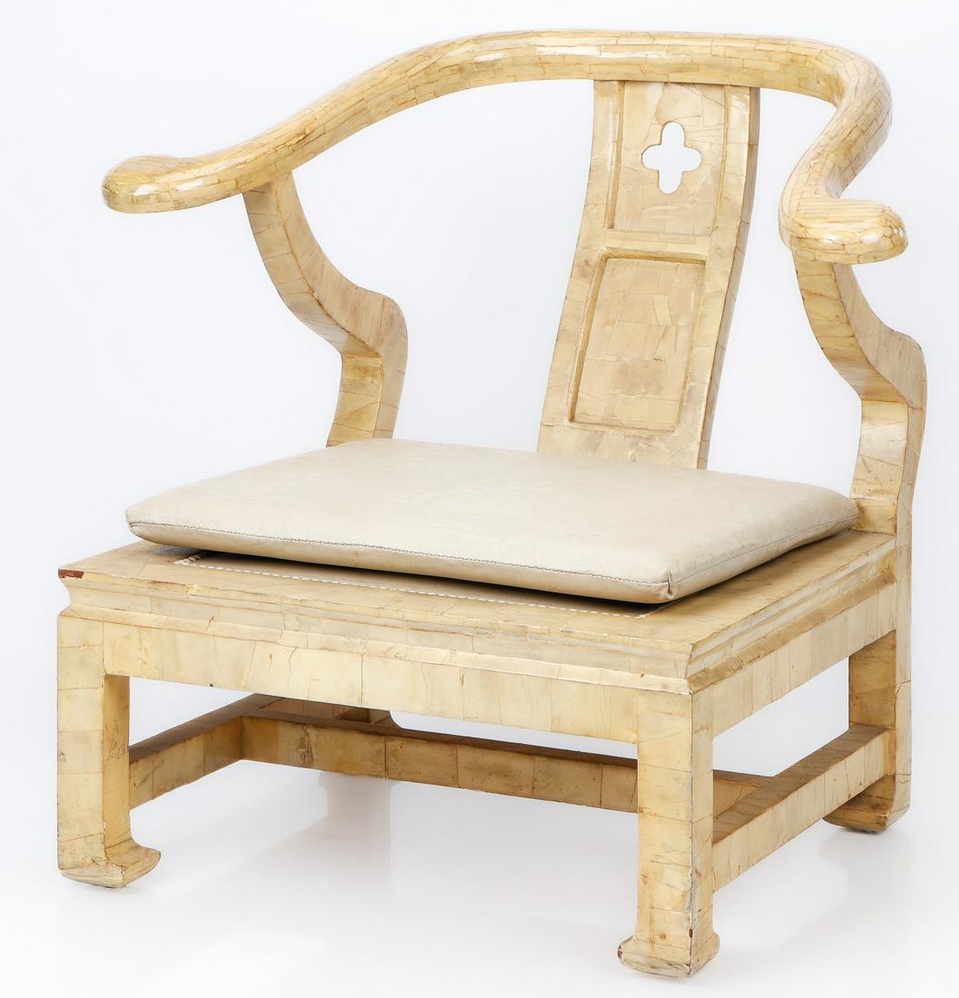 Chinese Style Horseshoe Chair Attributed to Enrique Garcel (1 of 7)