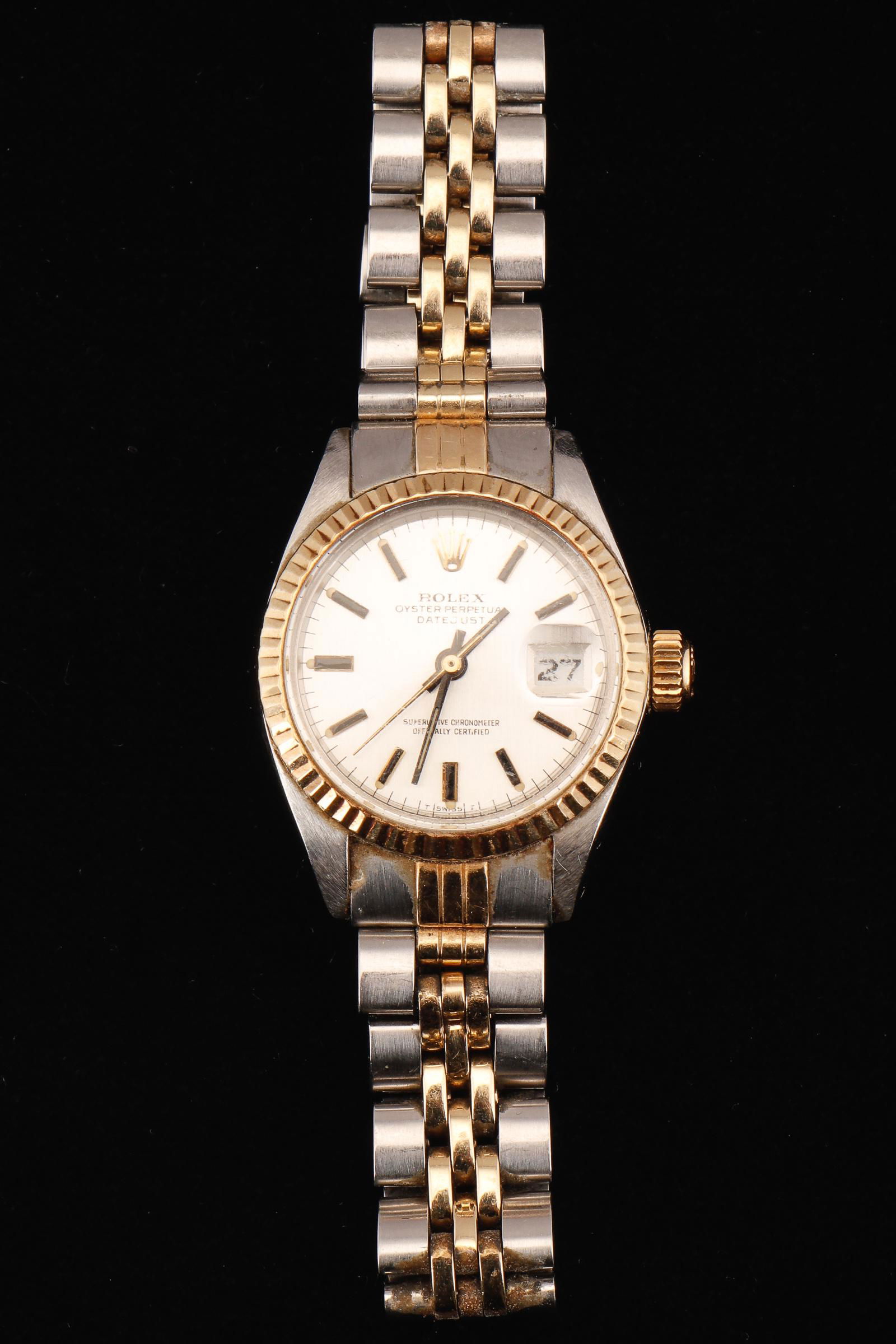 Lady's Rolex Oyster Perpetual Datejust Watch (1 of 4)