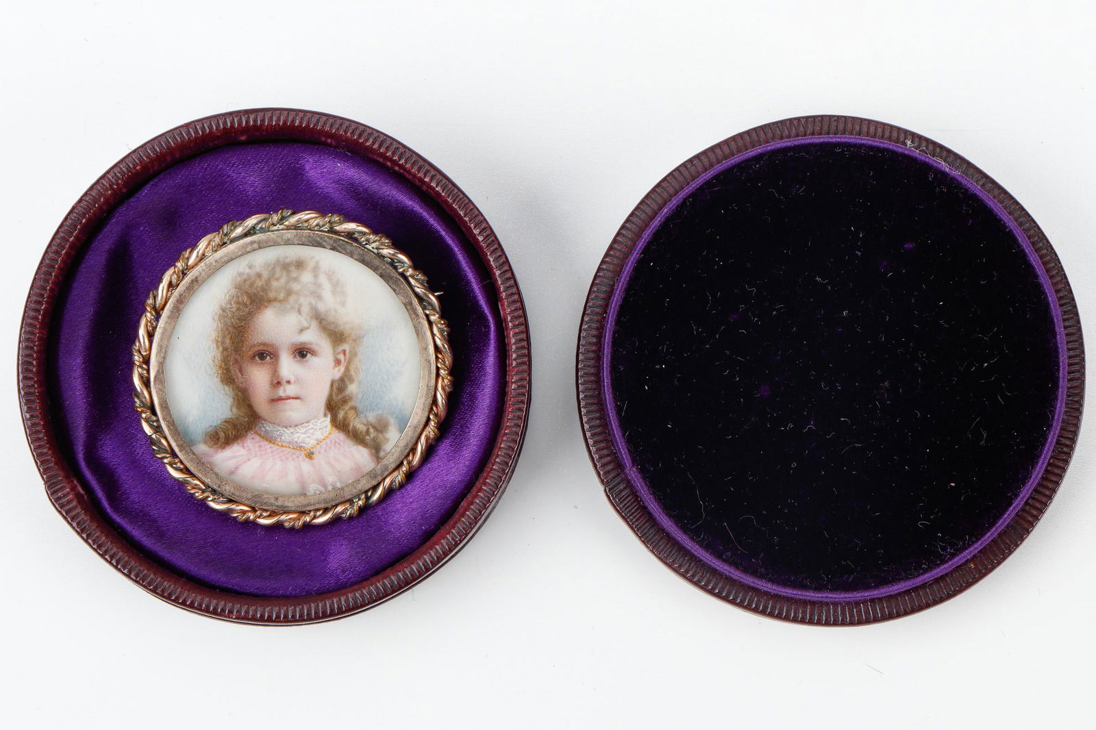 Victorian Miniature Portrait of a Young Girl (1 of 4)