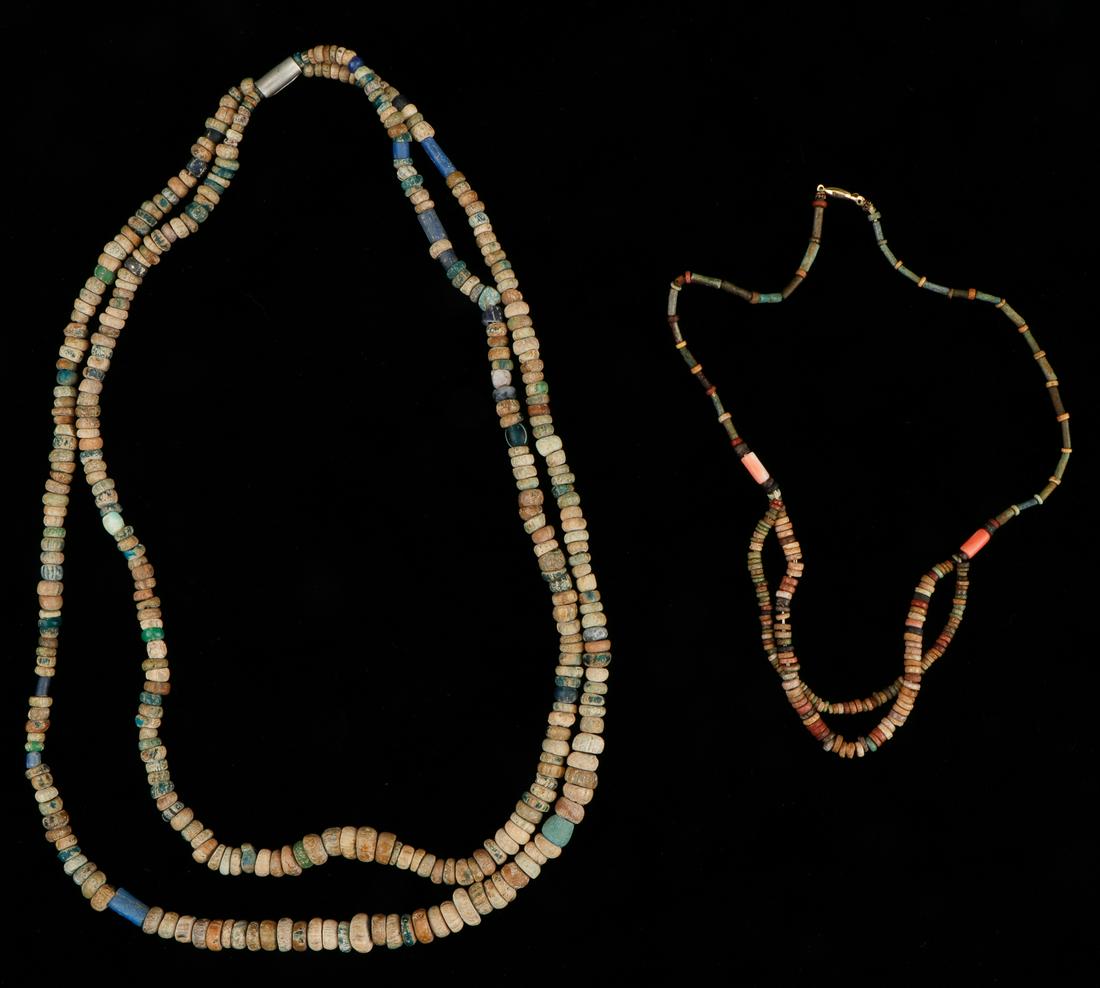 2 Roman Glass Bead Necklaces (1 of 3)