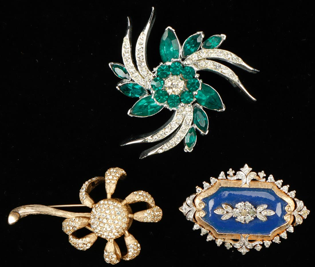 Vintage Brooches Including Panetti, Les Bernard And Pell, C. 1960s. (1 of 2)