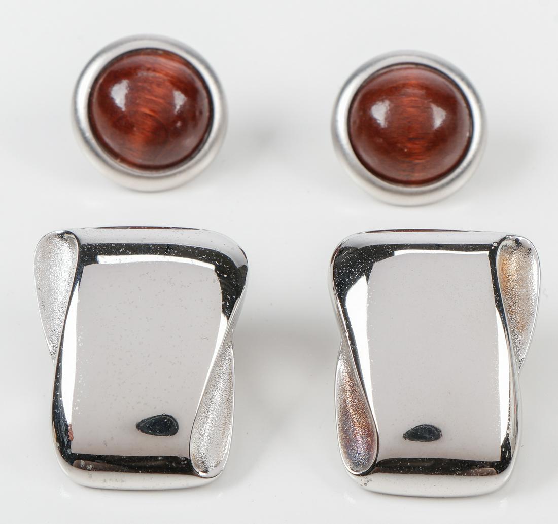 2 Pair of Yves Saint Laurent Earrings with Box (1 of 2)