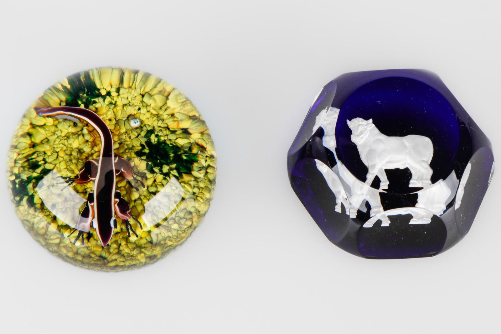 2 Modern Baccarat Crystal Paperweights (1 of 7)