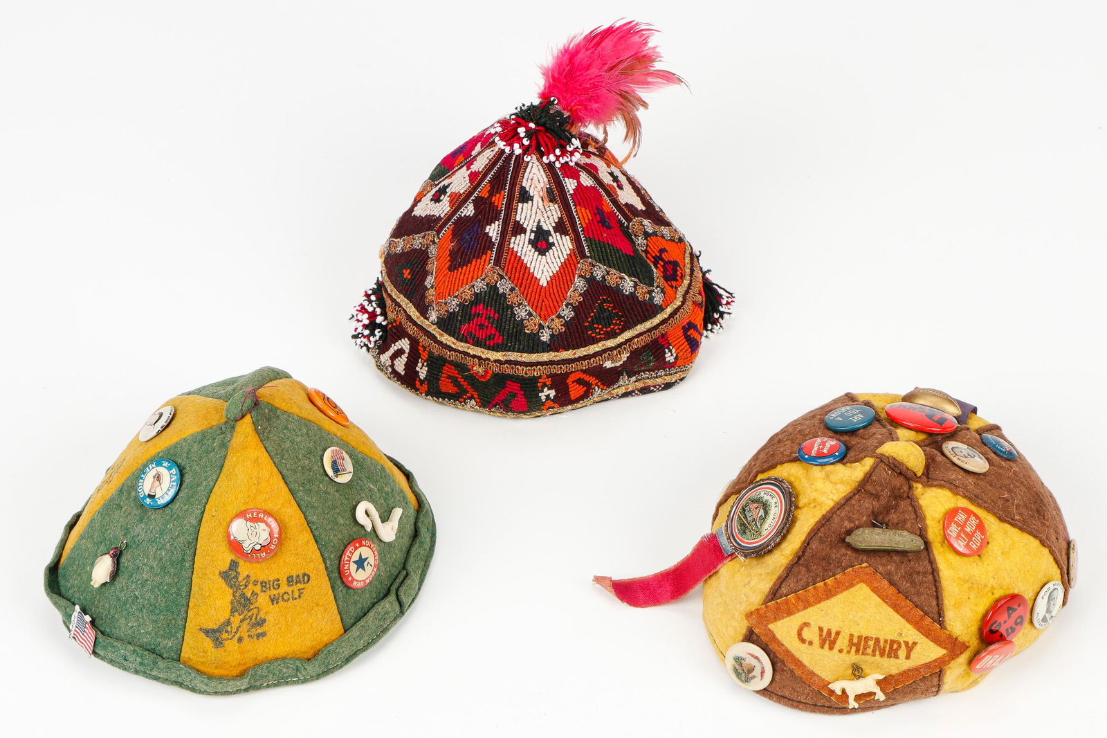 2 Vintage Beanies/Caps (1 of 4)