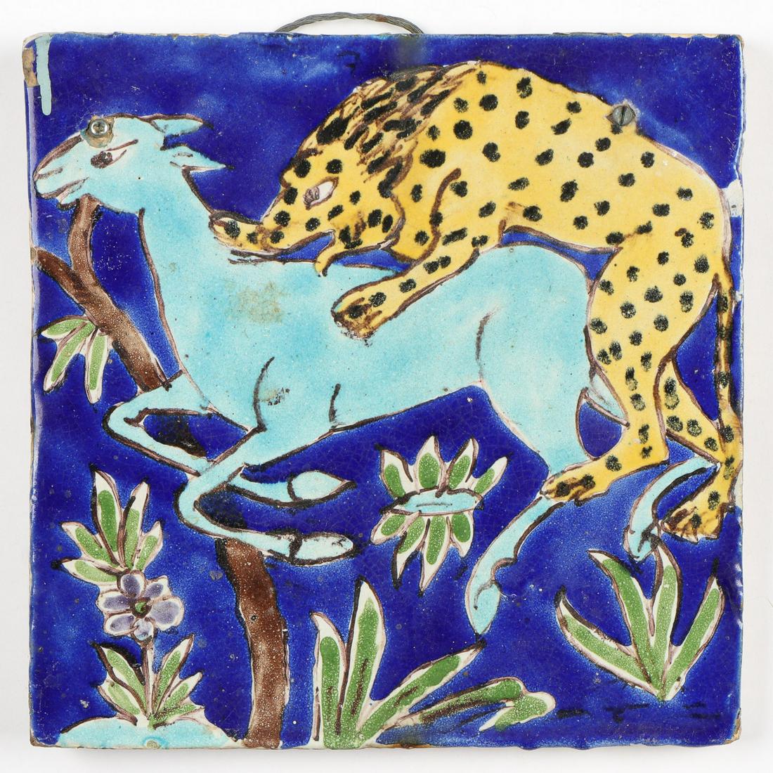 Persian Tile, 19th C. (1 of 2)