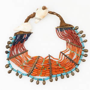 Wakching Village Bib Necklace, Late 19th/Early 20th C.