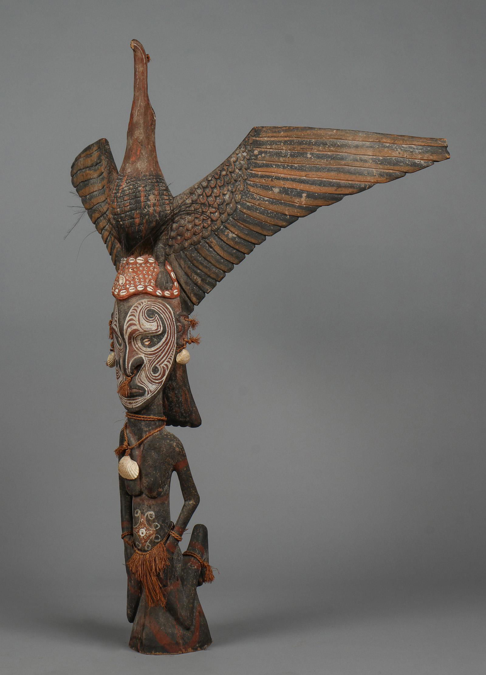 Sepik Latmul Men's House Gable Figure, PNG, Mid 20th C. (1 of 4)