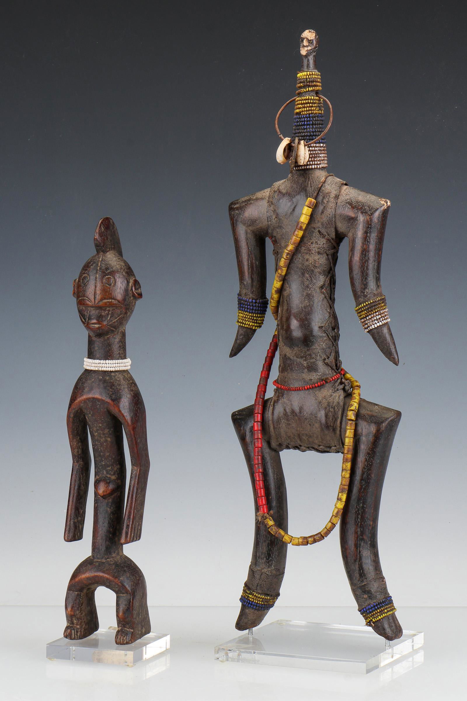 Two African Namji Dolls, Cameroon. (1 of 5)