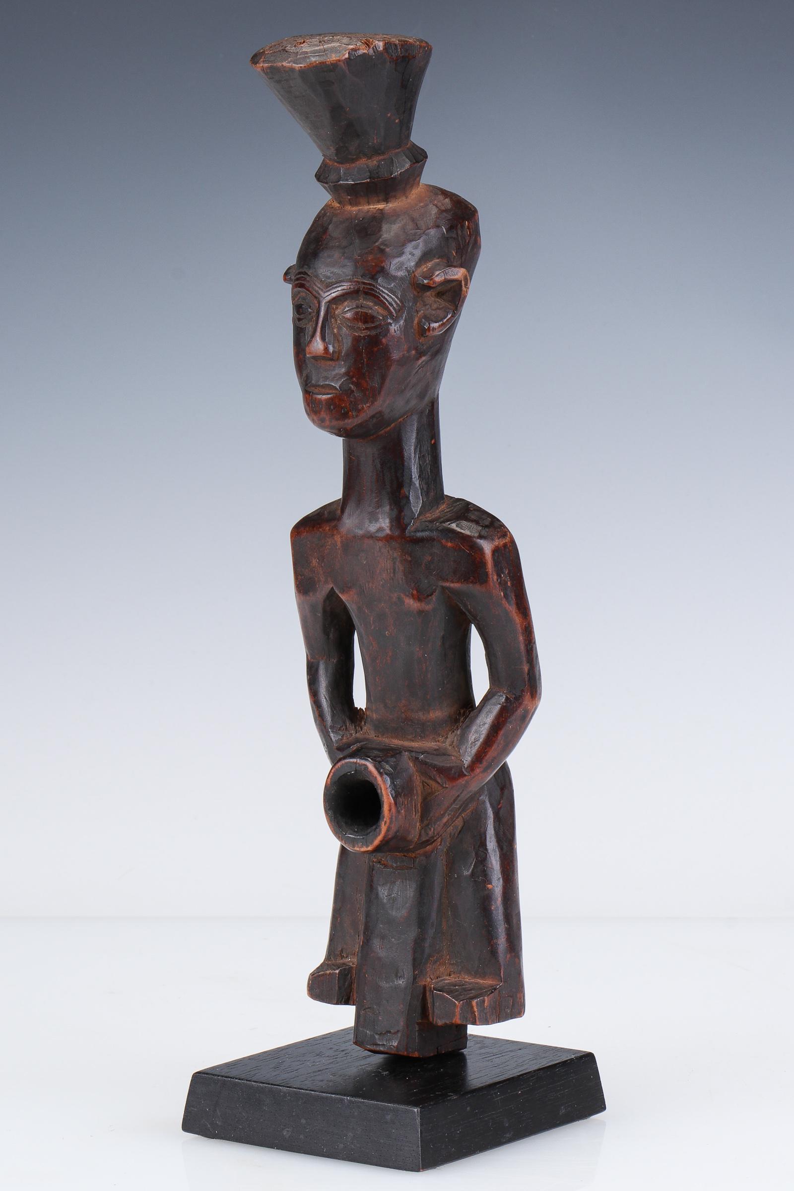 African Congo Figural Pipe, DRC (1 of 6)