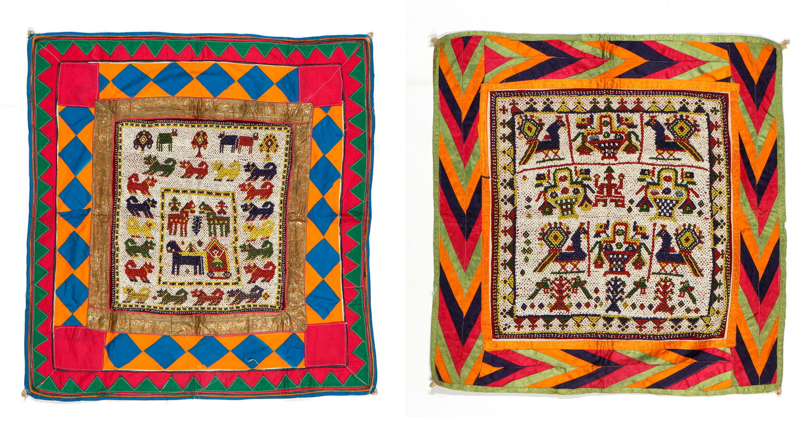 2 Gujarat Beadwork Panels (1 of 4)