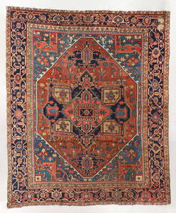 Heriz Rug, Persia, Ca. 1900, 10'2'' x 12'2''