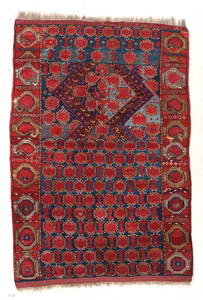 Ersari Beshir Prayer Rug, Turkmenistan, 19th C.