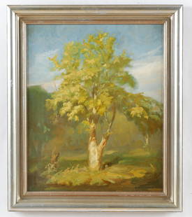 Patrick D. Connors (American, 1958-2022): Patrick D. Connors (American, 1958-2022) Untitled, oil on panel. Framed. Size: 22'' x 18'', 56 x 46 cm (board); 26.25'' x 22.25'', 67 x 57 cm (frame).