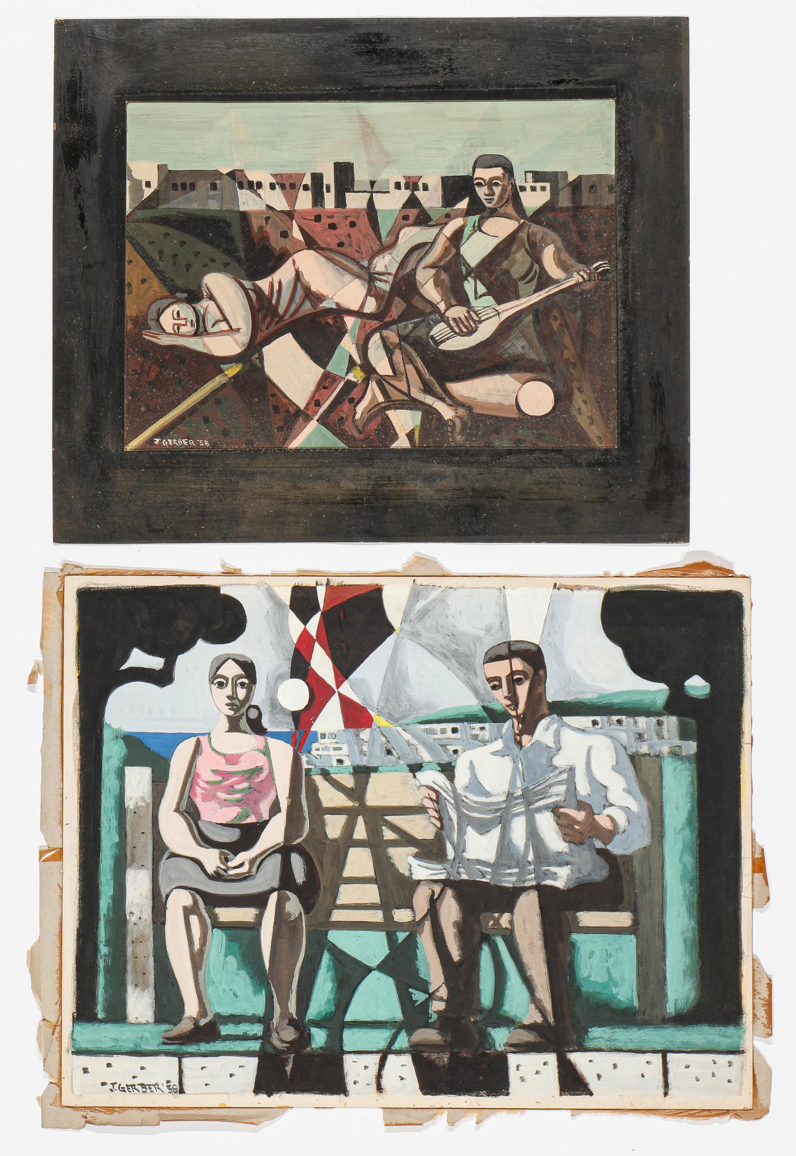 Jack Gerber (American, 1927-2021) 2 Works (1 of 5)