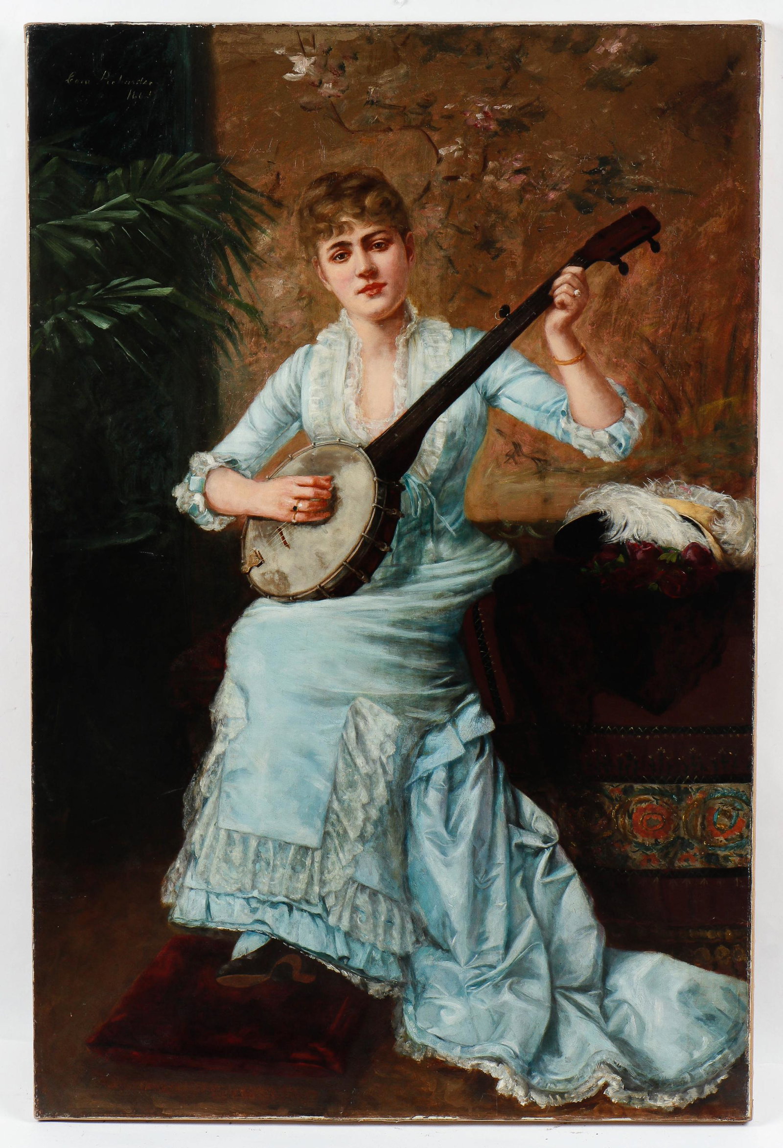 Cora Richardson (American, 19th C.) Untitled Aesthetic Movement Portrait (1 of 3)