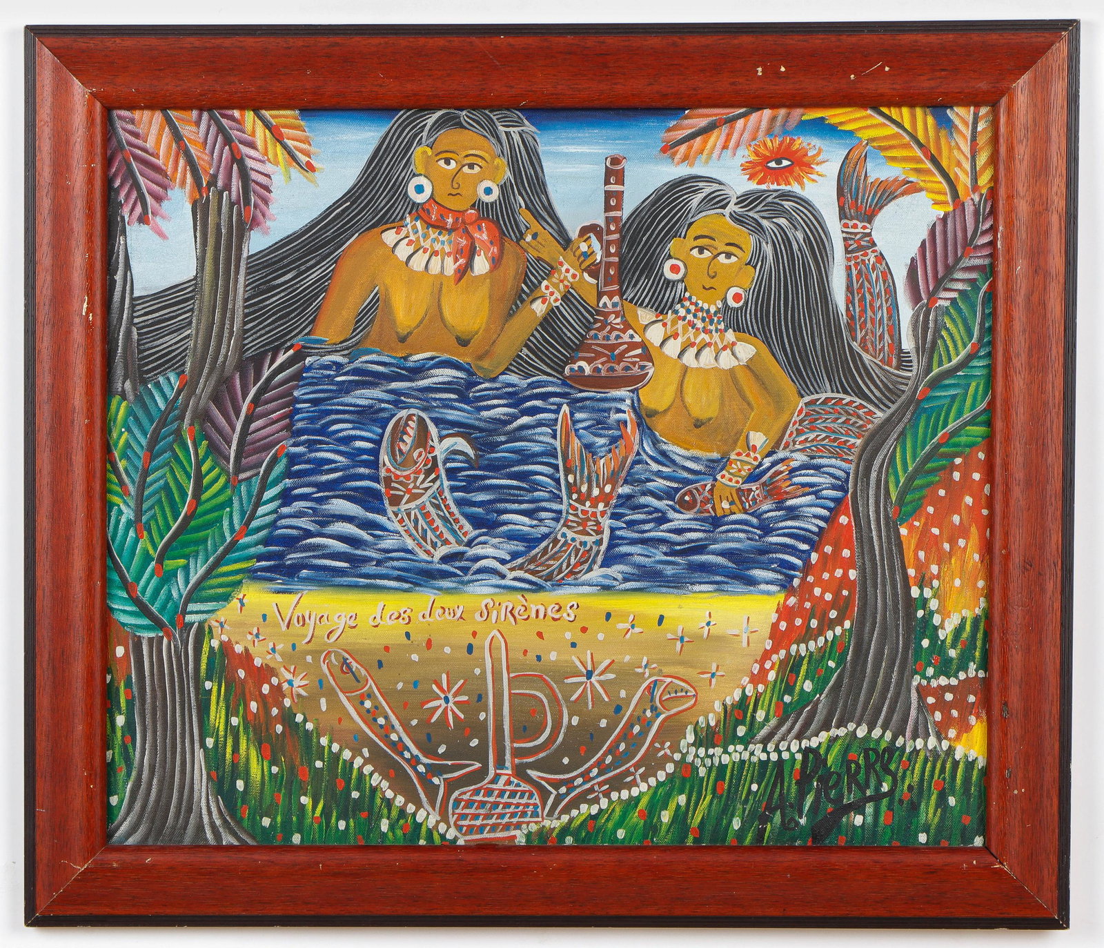 Andre Pierre (Haitian/Port-au-Prince, 1916-2005) (1 of 2)