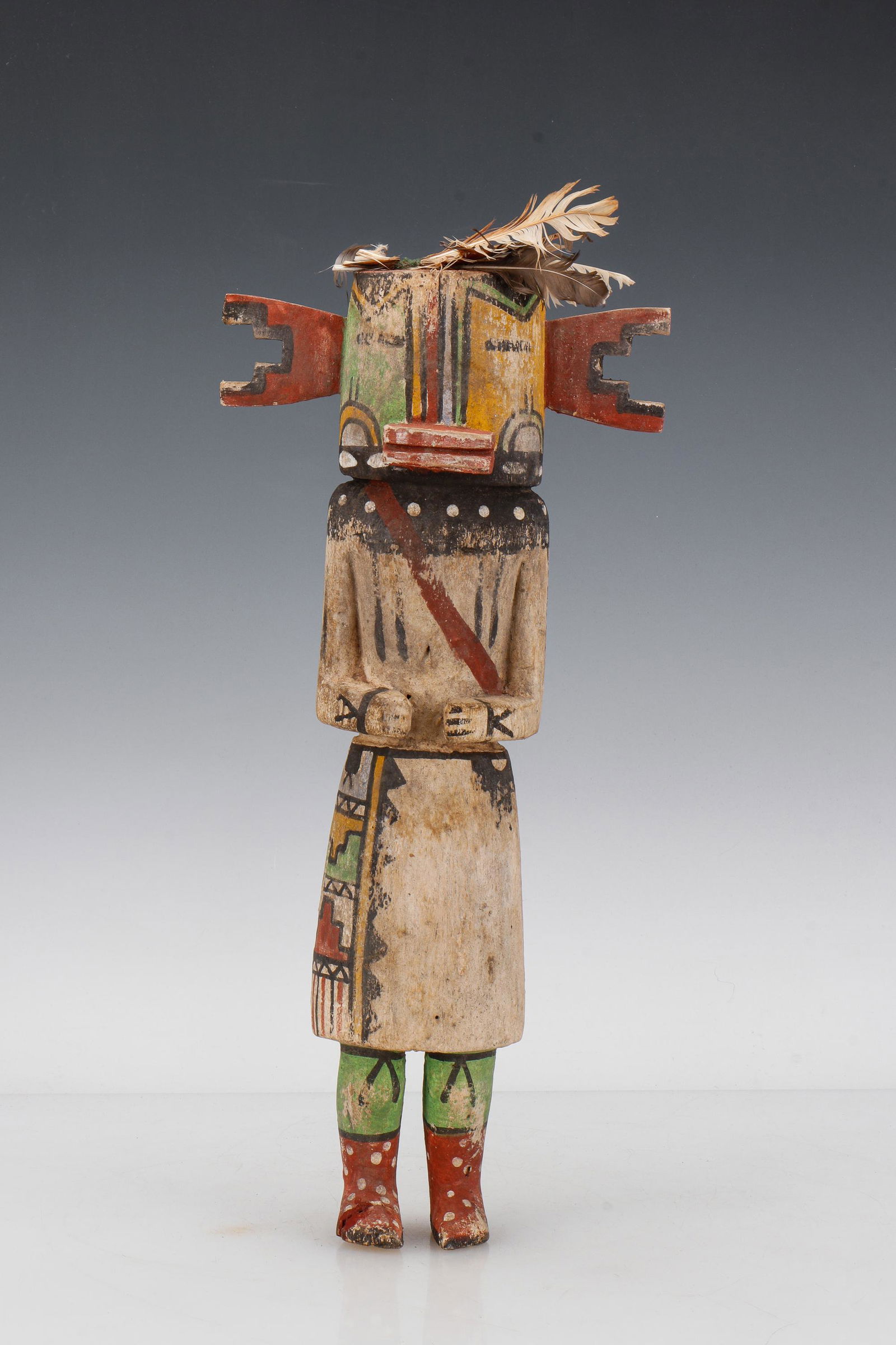 Native American Hopi Kachina Doll, Mid 20th C. (1 of 6)