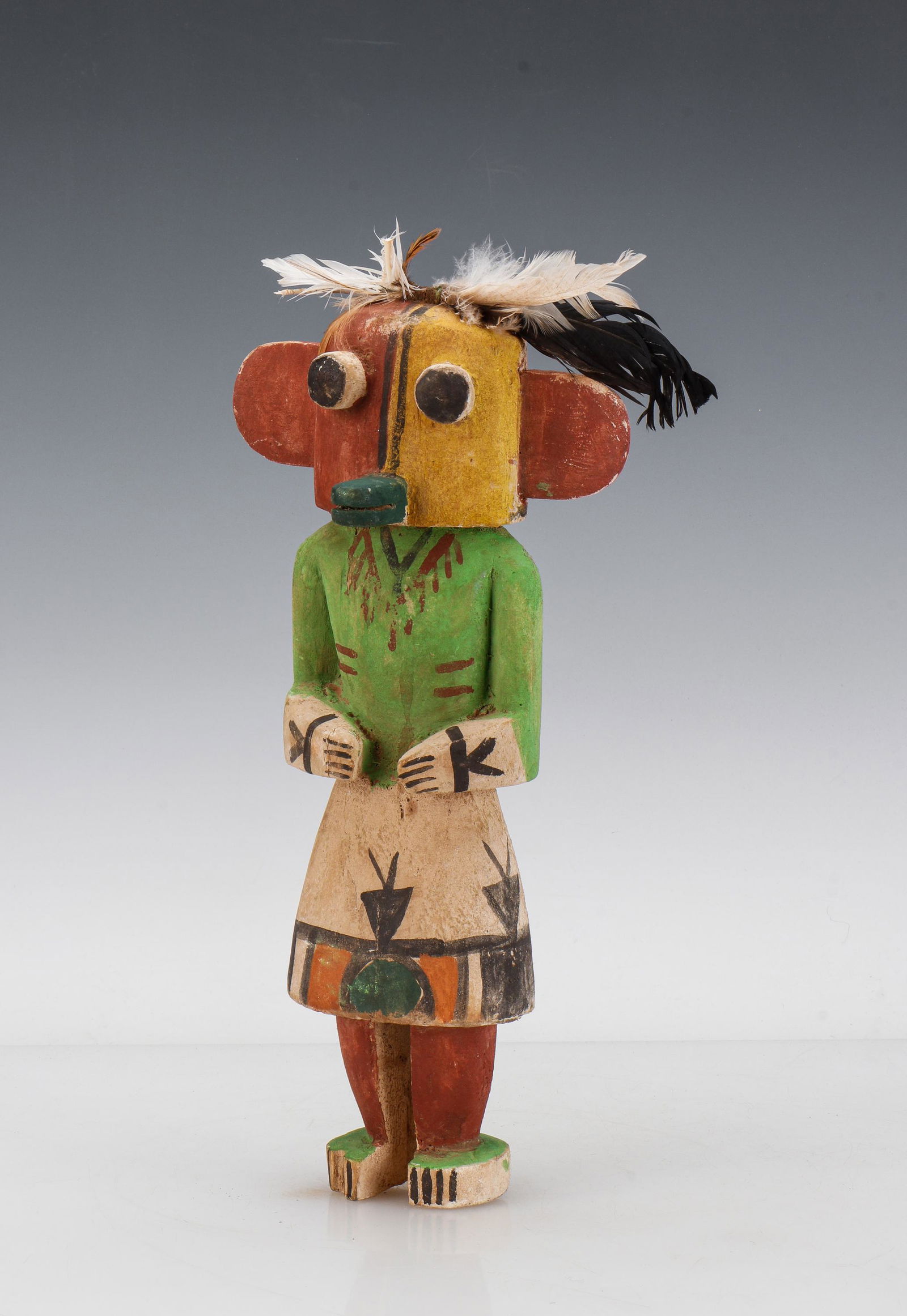 Native American Hopi Kachina Doll, Mid 20th C. (1 of 4)