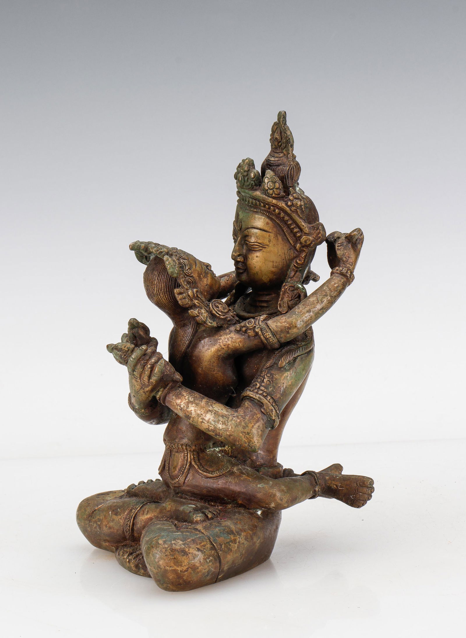 Antique Indian Bronze of the Hindu Deity Shakti (1 of 5)