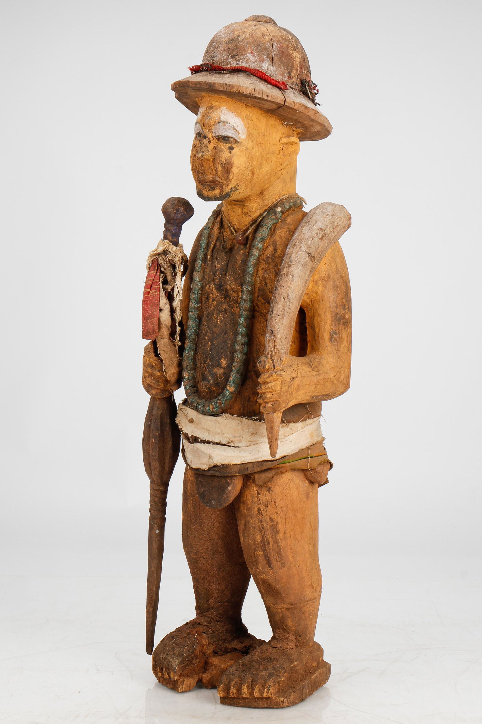 Standing African Igbo Ikenga Shrine Figure, Nigeria (1 of 5)