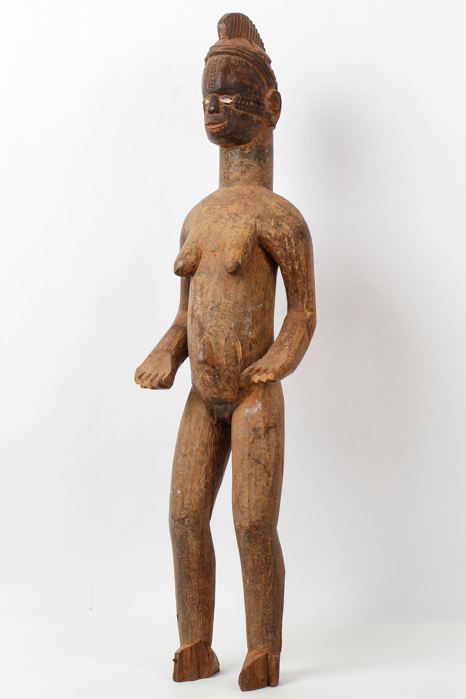 African Igbo Female Alusi Shrine Figure, Nigeria (1 of 5)