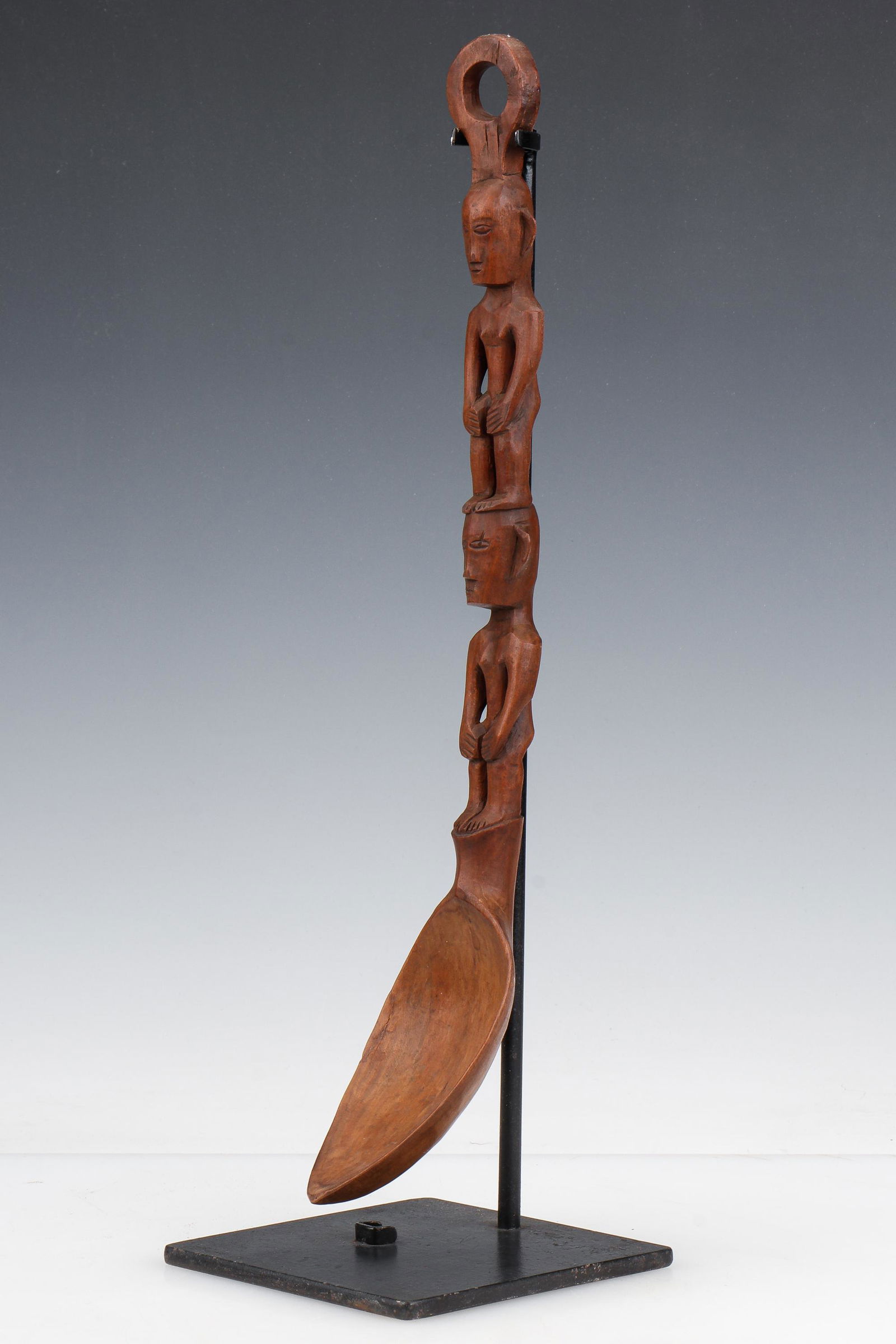 Ifugao Serving Ladle with Two Figures, Philippines (1 of 4)