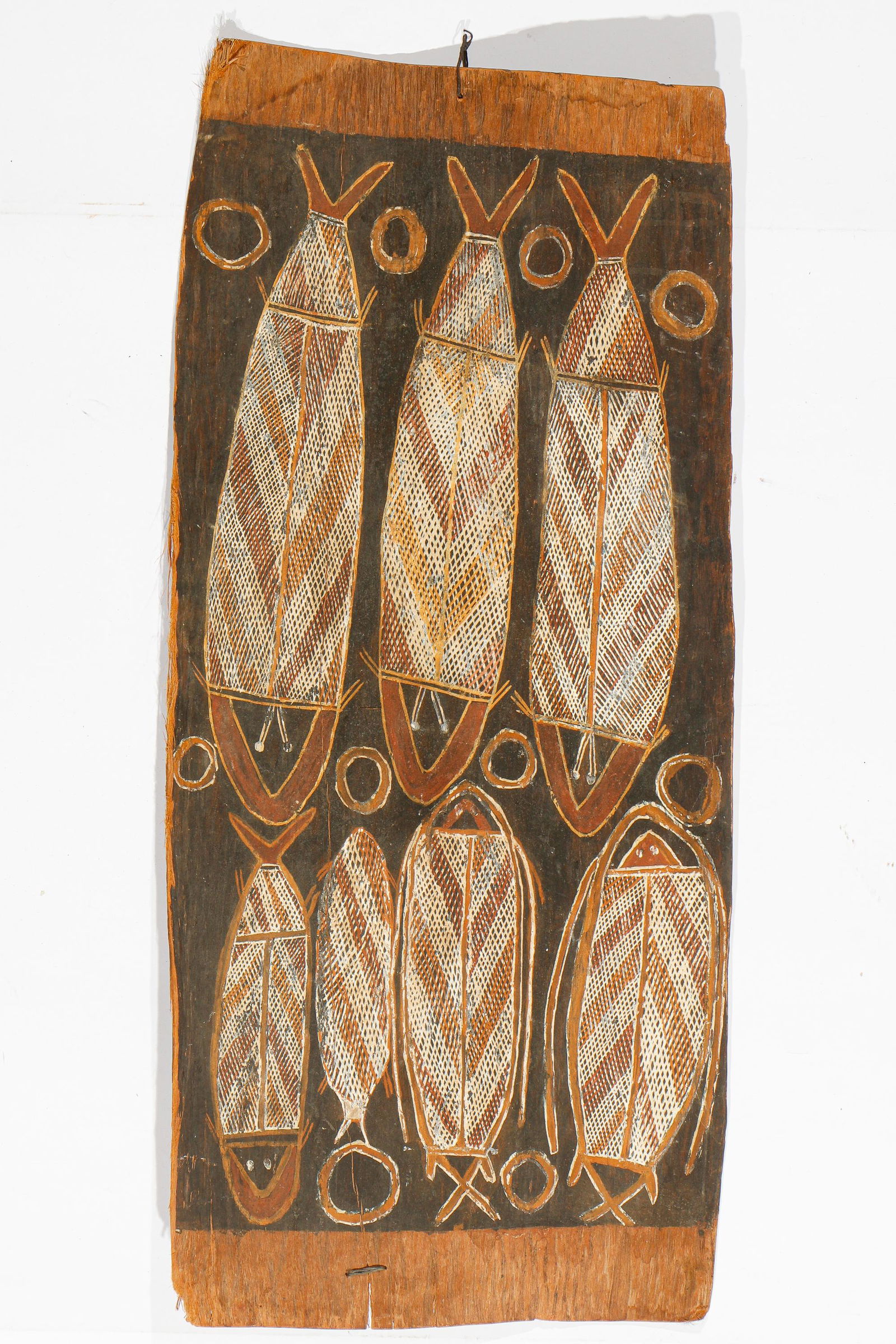 Aboriginal Australian Bark Painting by Baku Ray (b. 1905) (1 of 4)