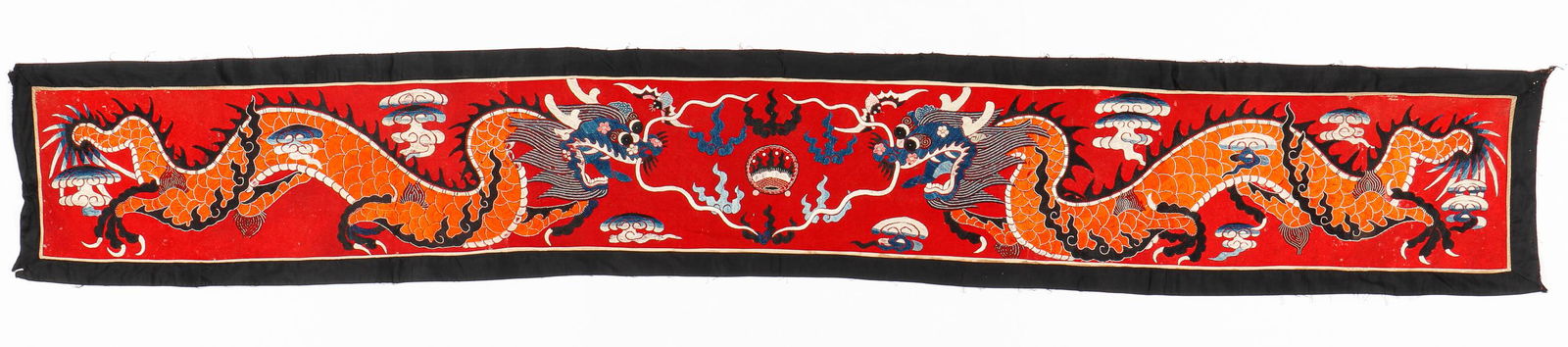 Chinese Embroidered Dragon Panel, Early 20th C. (1 of 5)