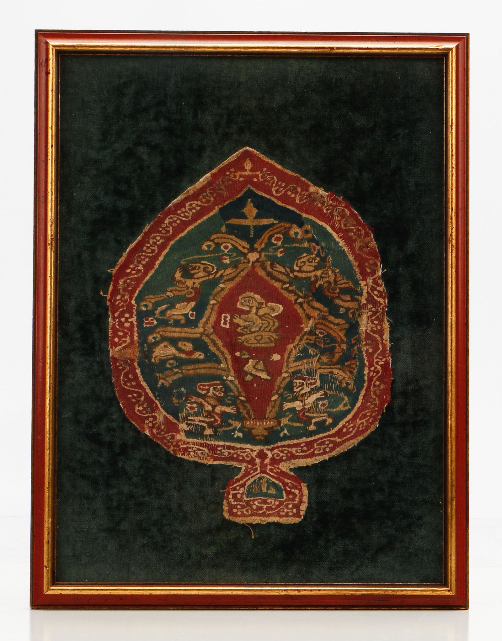 Framed Coptic Textile (1 of 2)