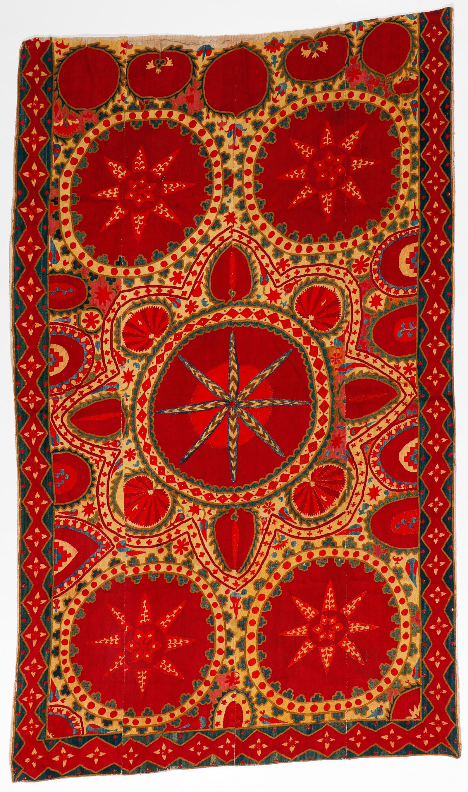 Tashkent Suzani, Mid 19th C. (1 of 4)