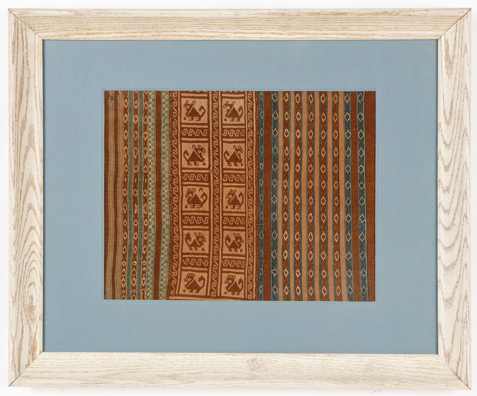 Mounted Peruvian Textile (1 of 2)