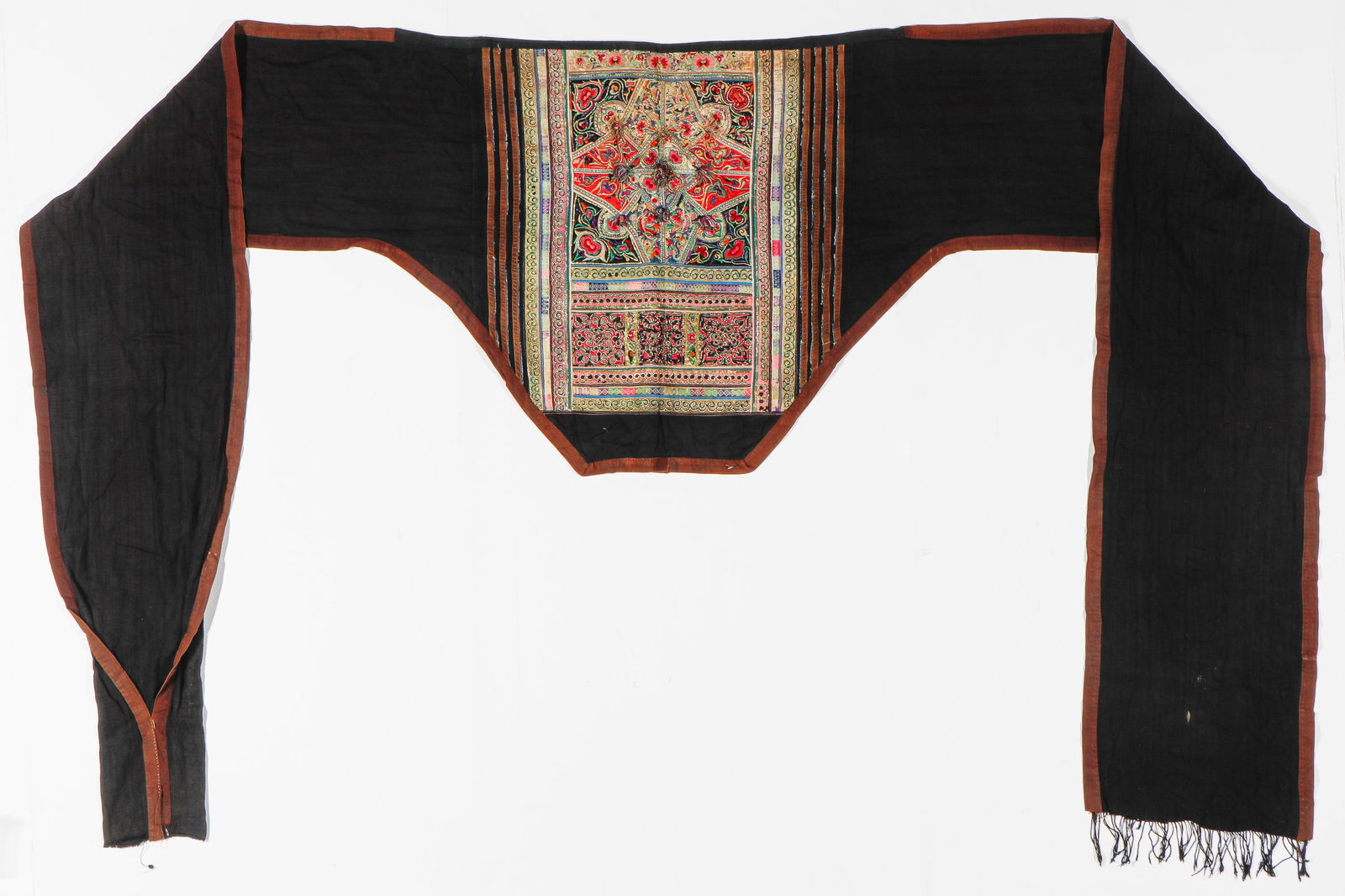 Miao Baby Carrier, China, Late 19th-Early 20th C. (1 of 3)