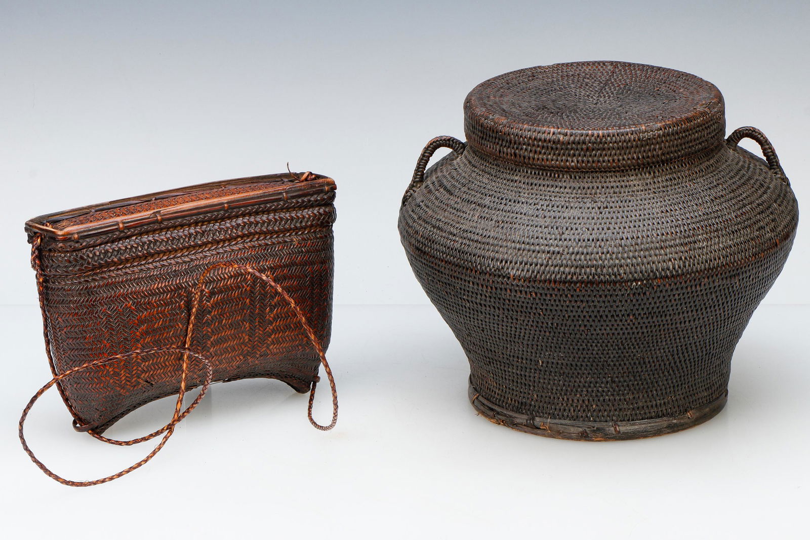 2 Igorot Baskets, Philippines, Early 20th C. (1 of 5)
