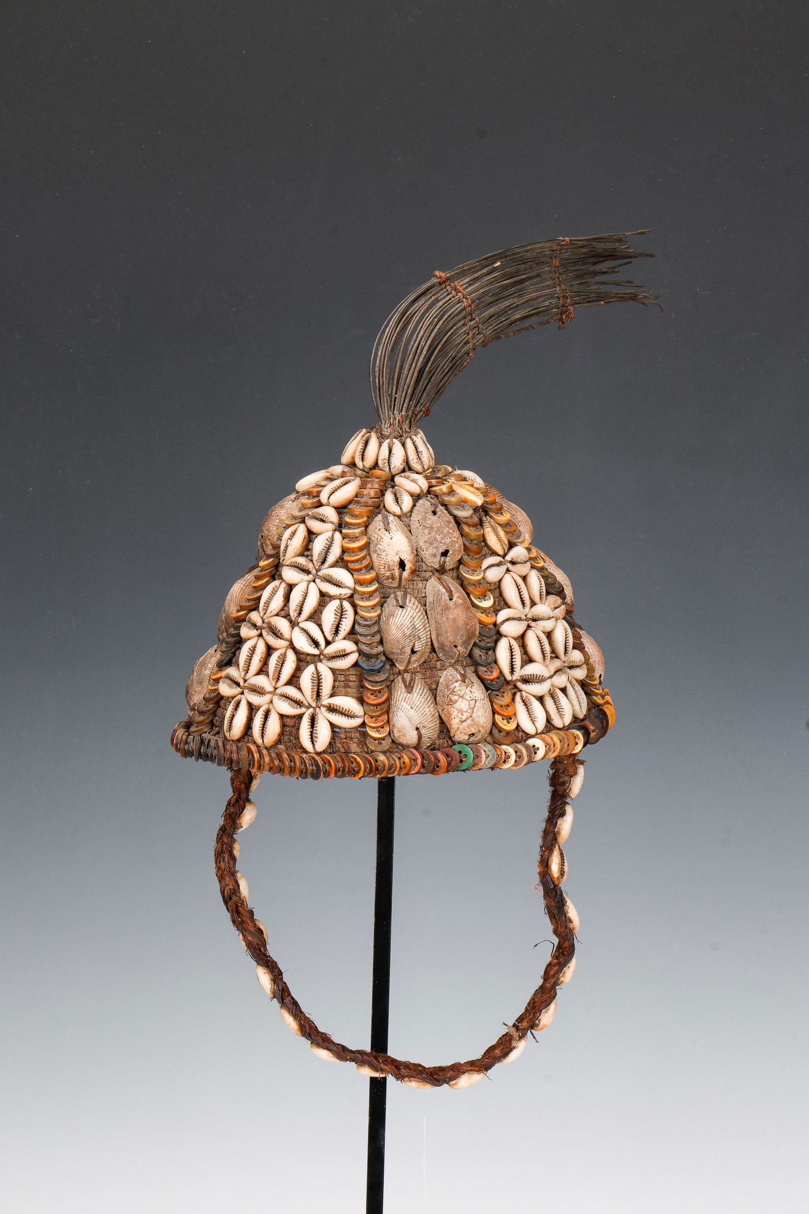 African Lega Ceremonial Bwami Society Hat, DRC (1 of 6)