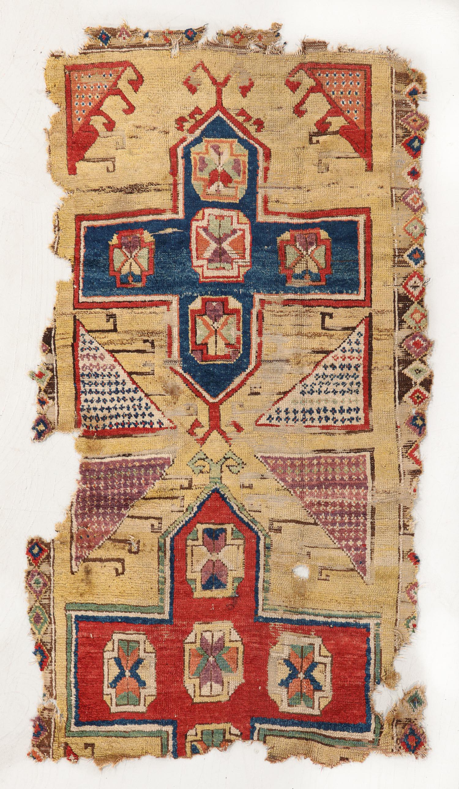 Konya Rug Fragment, Central Anatolia, 17th/18th C. (1 of 4)