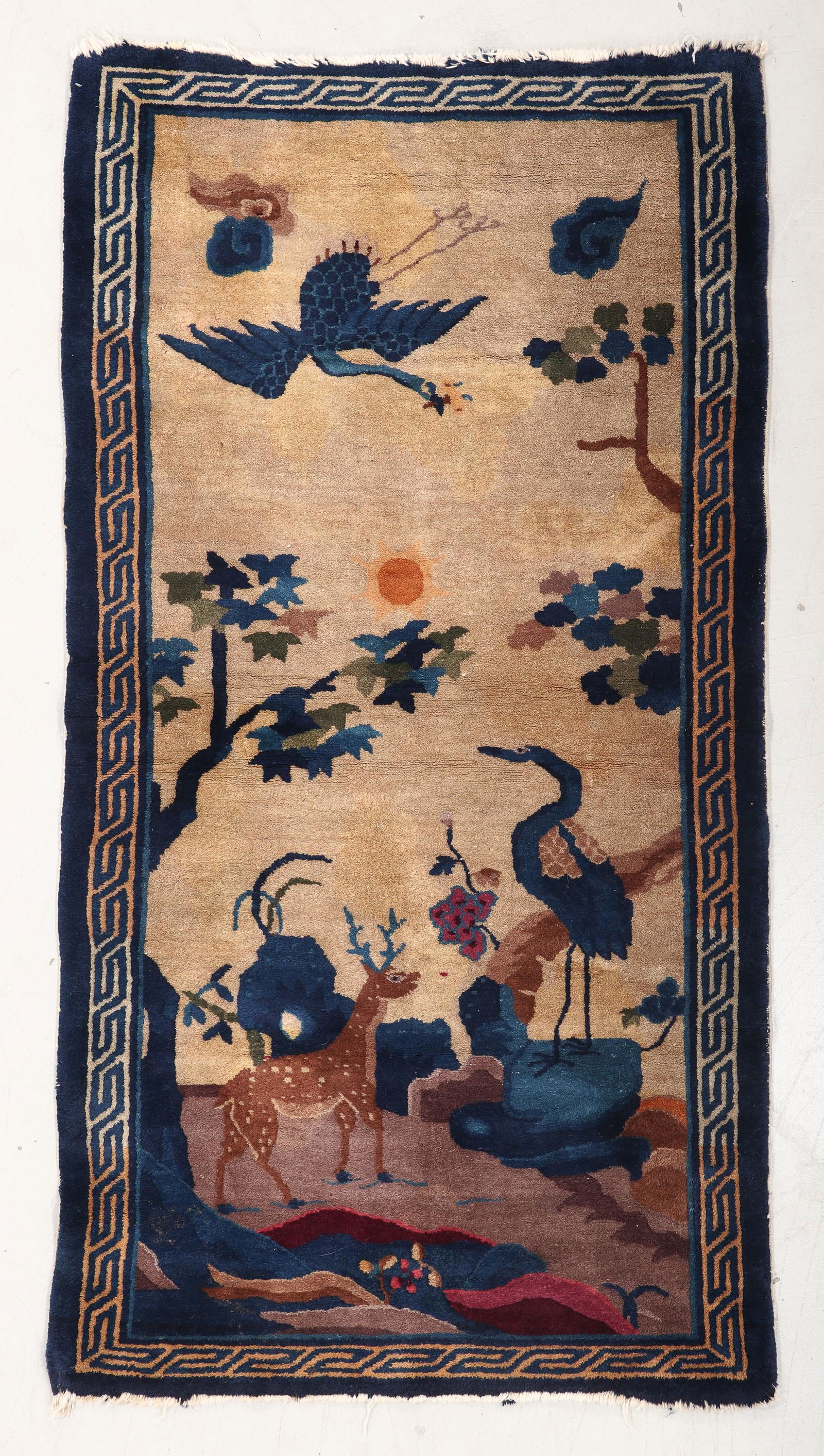Peking Pictorial Rug, China, Ca. 1920, 3'0'' x 5'9'' (1 of 5)