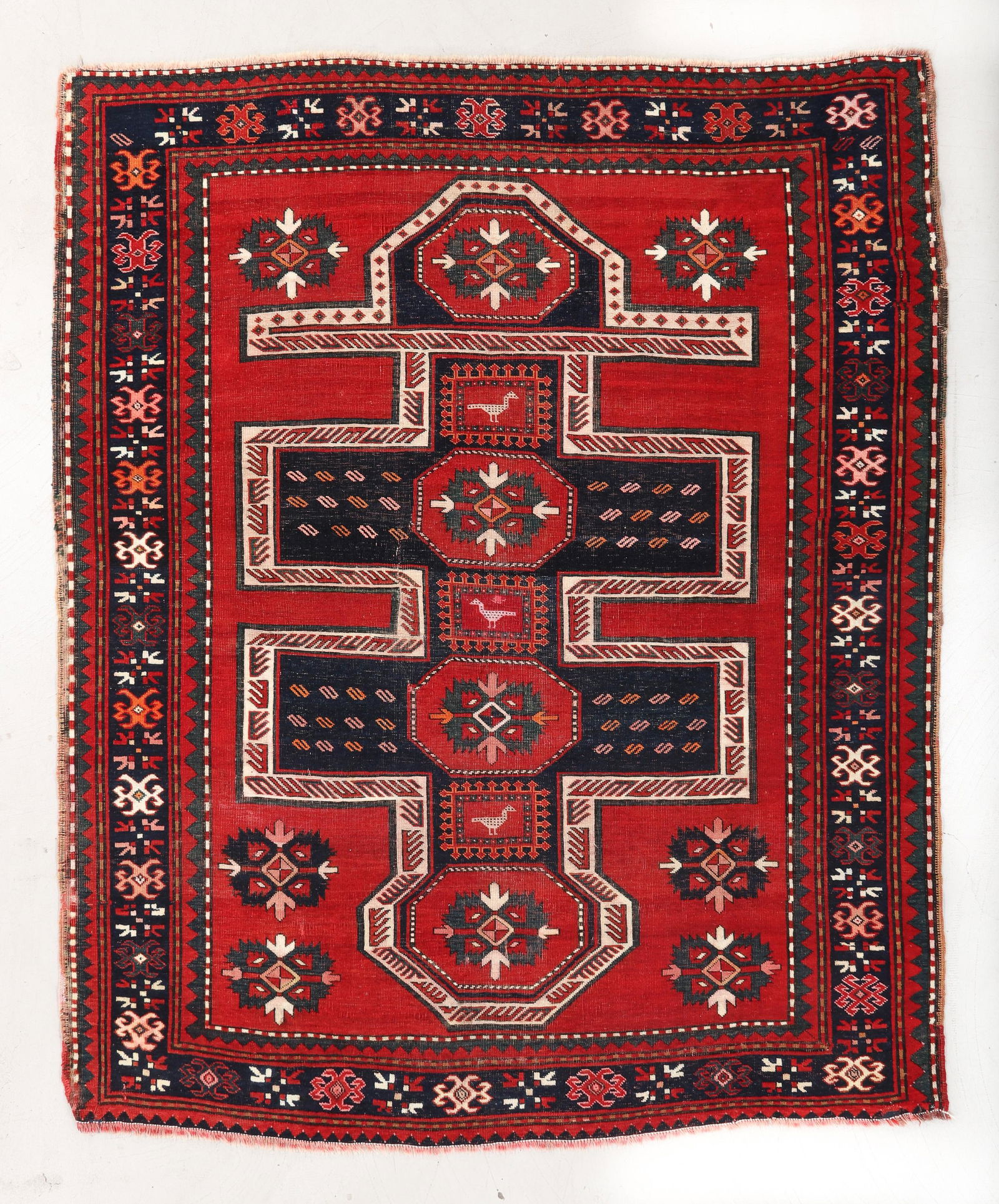 Kazak Rug, Caucasus, Early 20th C., 6'0'' x 7'3'' (1 of 5)