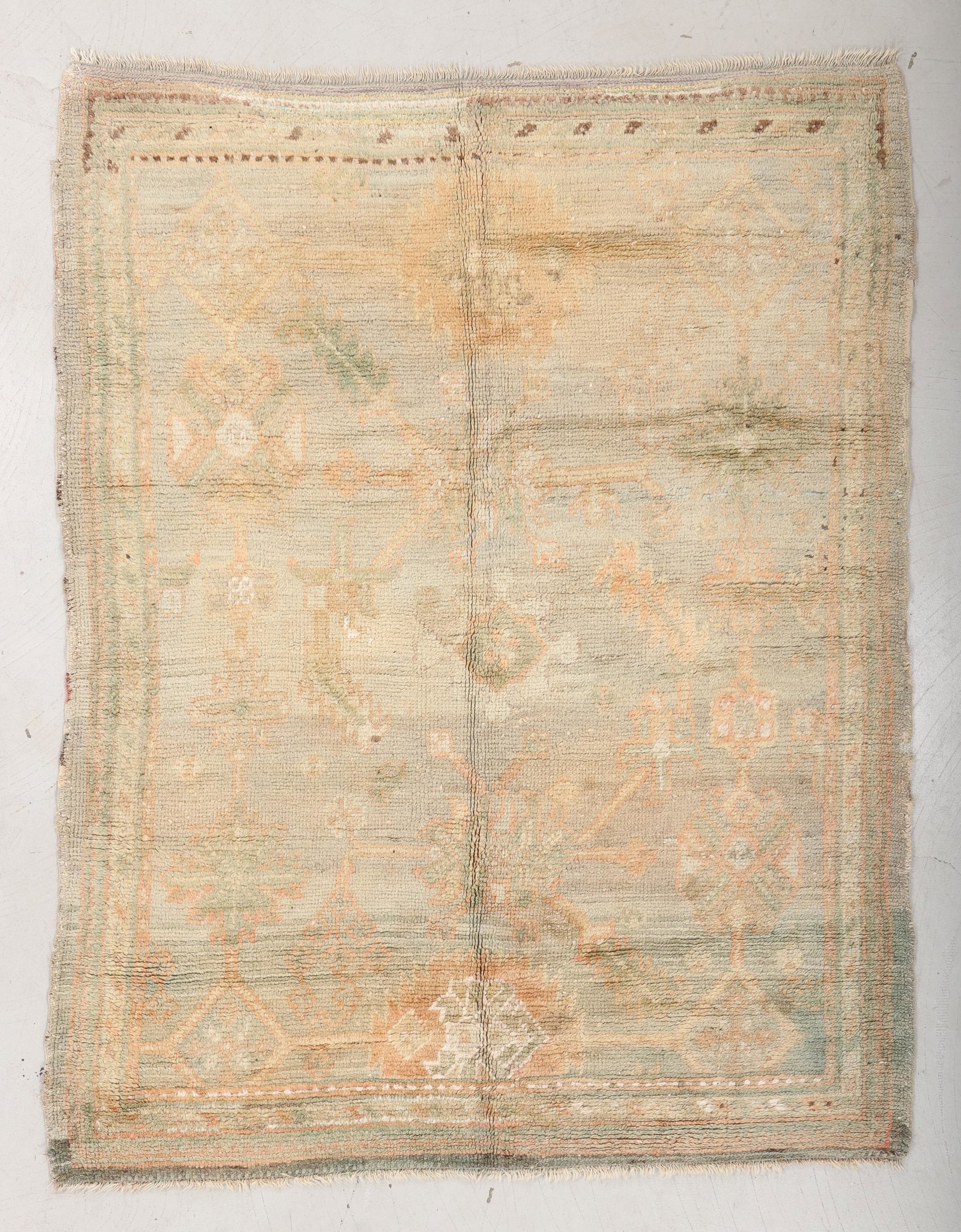 Oushak Rug, Turkey, Ca. 1900, 5'0'' x 6'5'' (1 of 5)