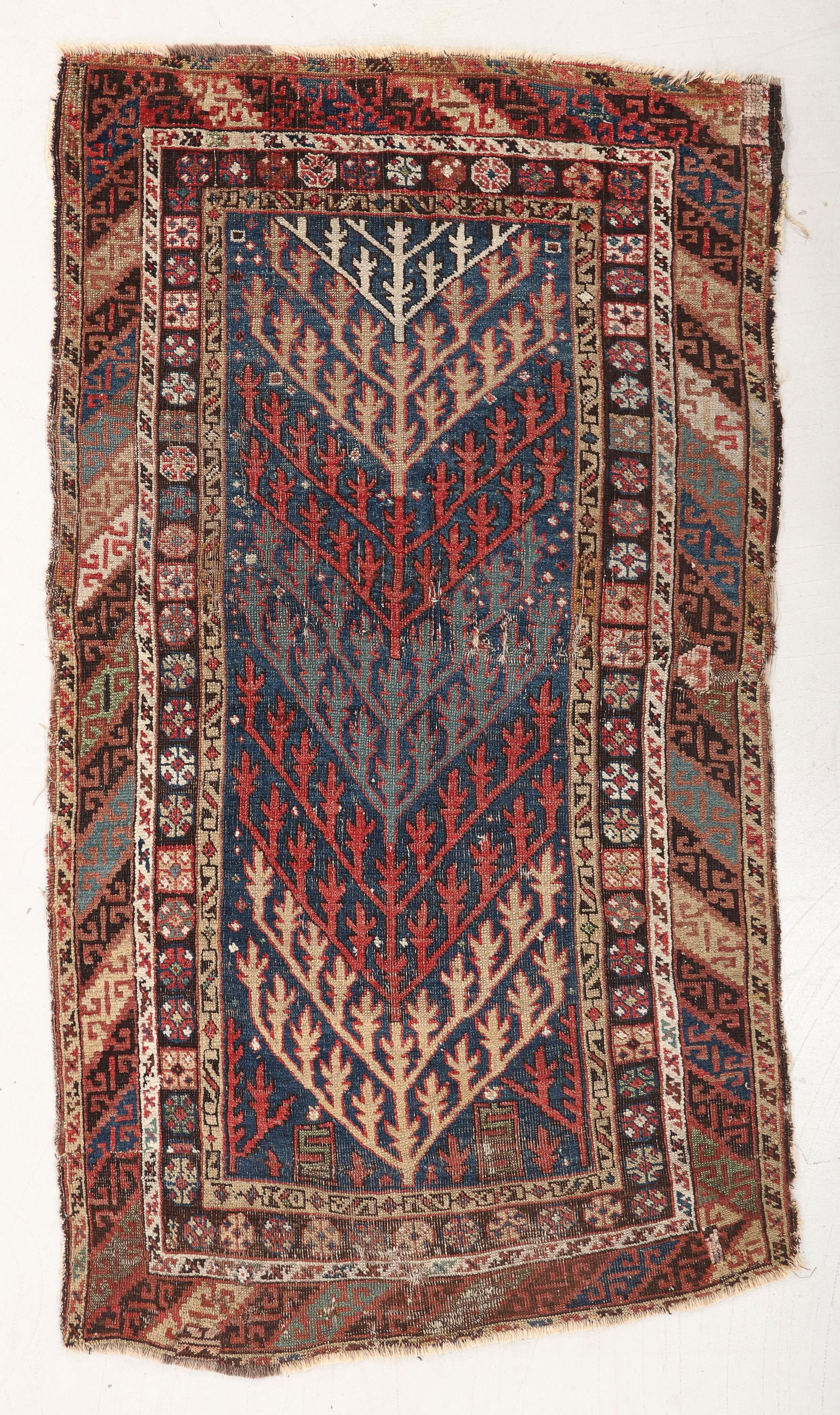 Northwest Persian Tree of Life Rug, Ca. 1875, 3'3'' x 5'11'' (1 of 5)