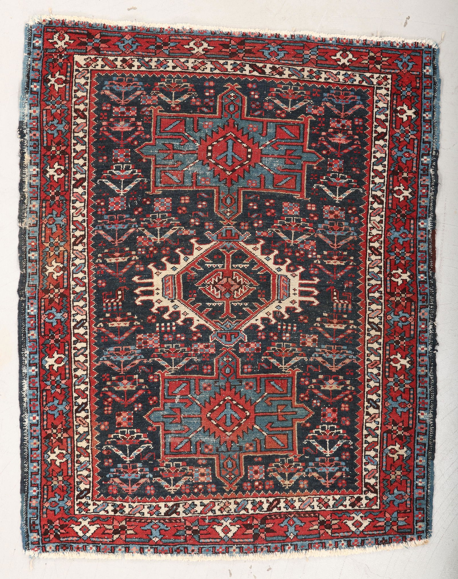Karadja Rug, Persia, Ca. 1900, 3'6'' x 4'5'' (1 of 5)