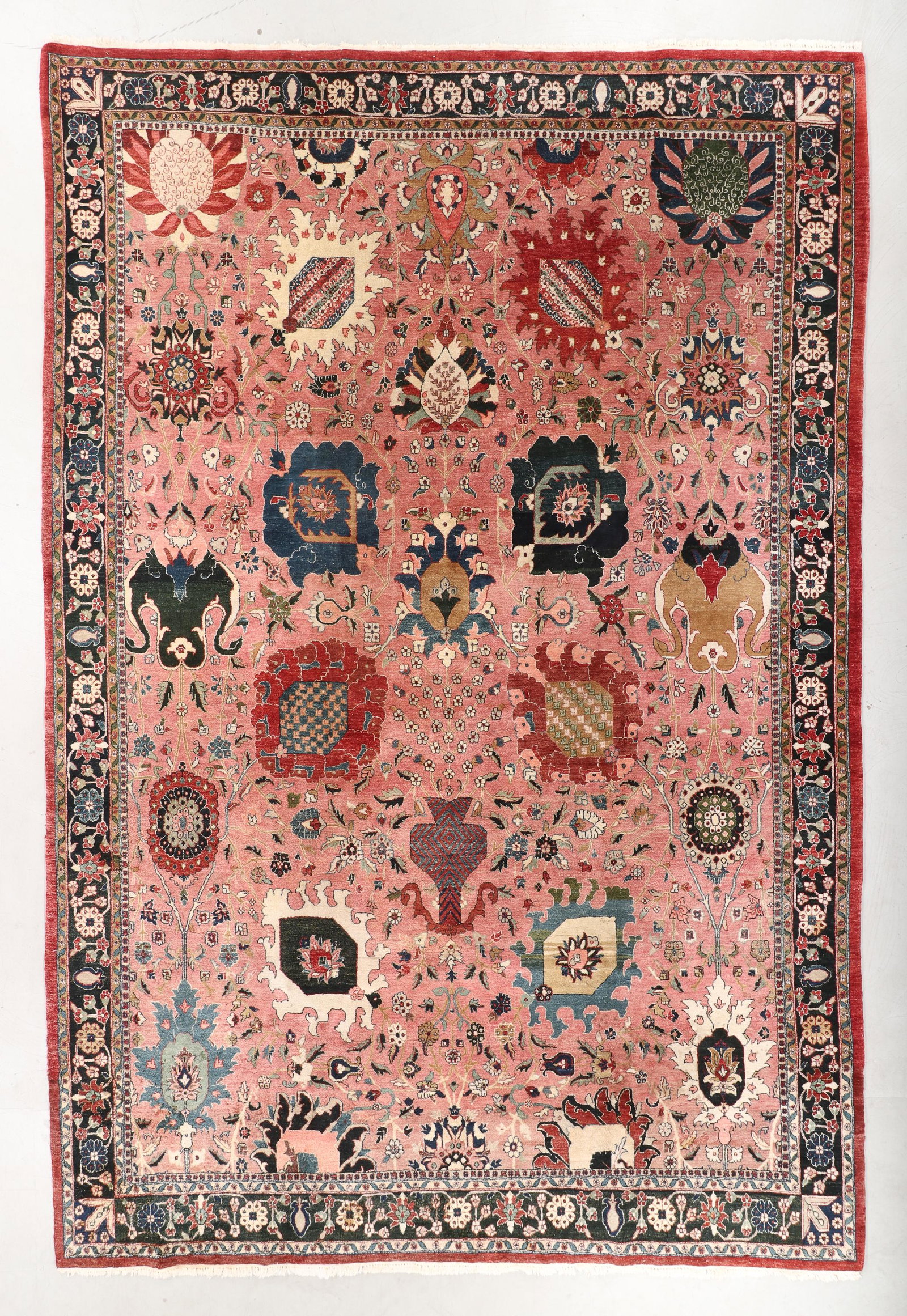 Vintage Mahindra Rug, India, 10'0'' x 14'10'' (1 of 4)