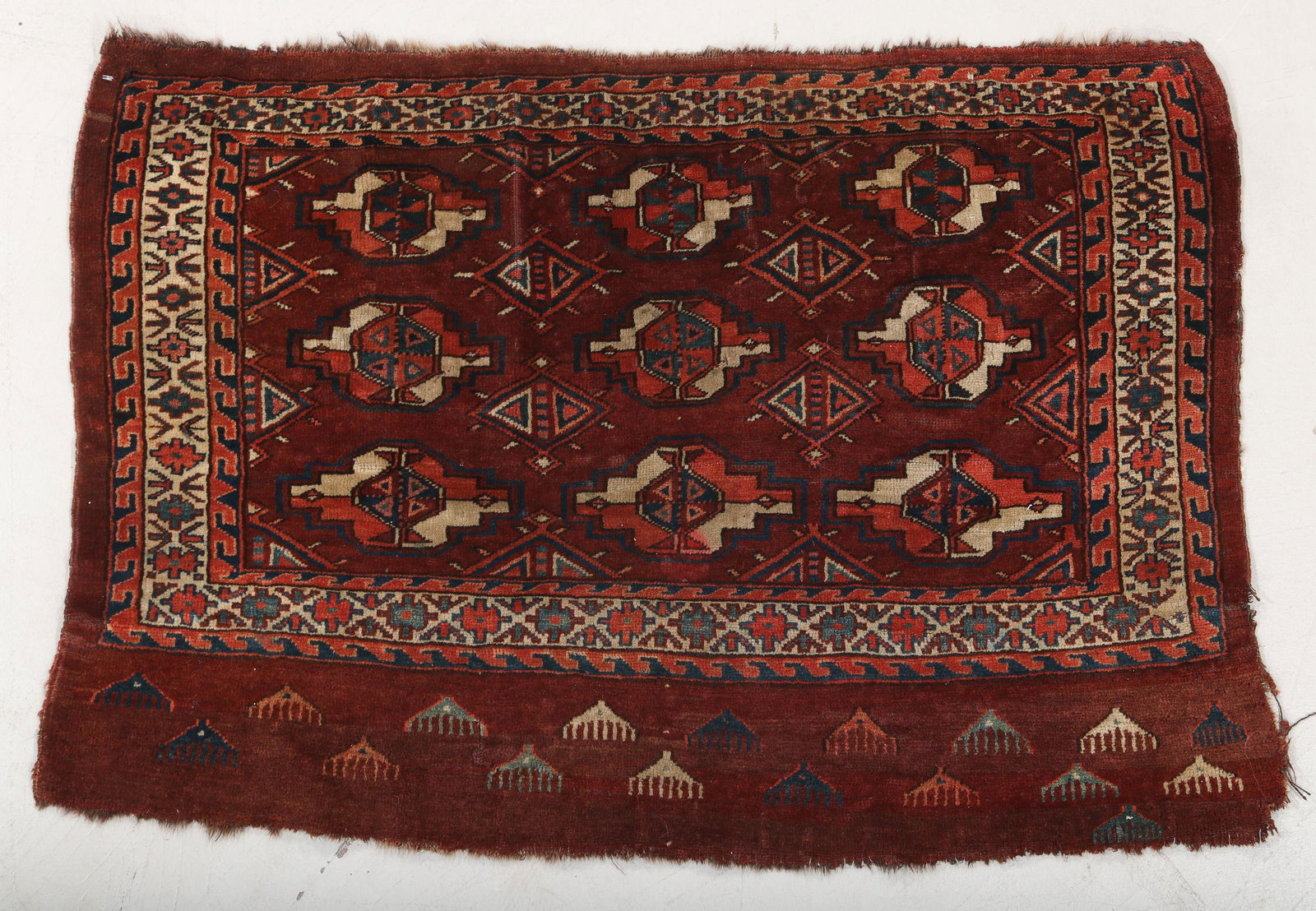 Yomud Chuval, Turkmenistan, 19th C., 3'10'' x 2'7'' (1 of 5)