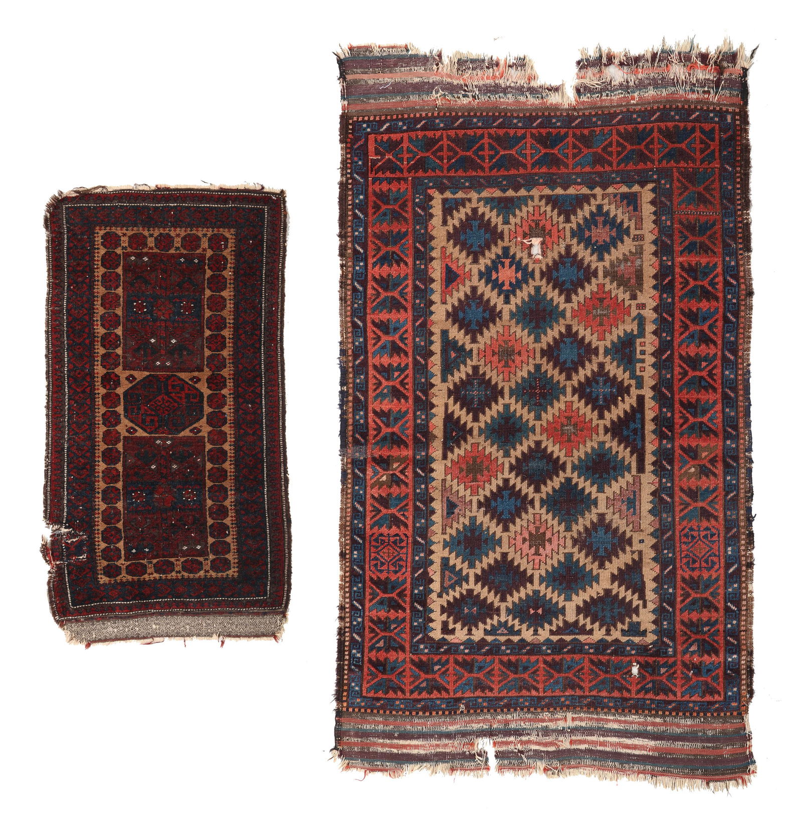 2 Beluch Rugs, Afghanistan, 19th C. (1 of 11)