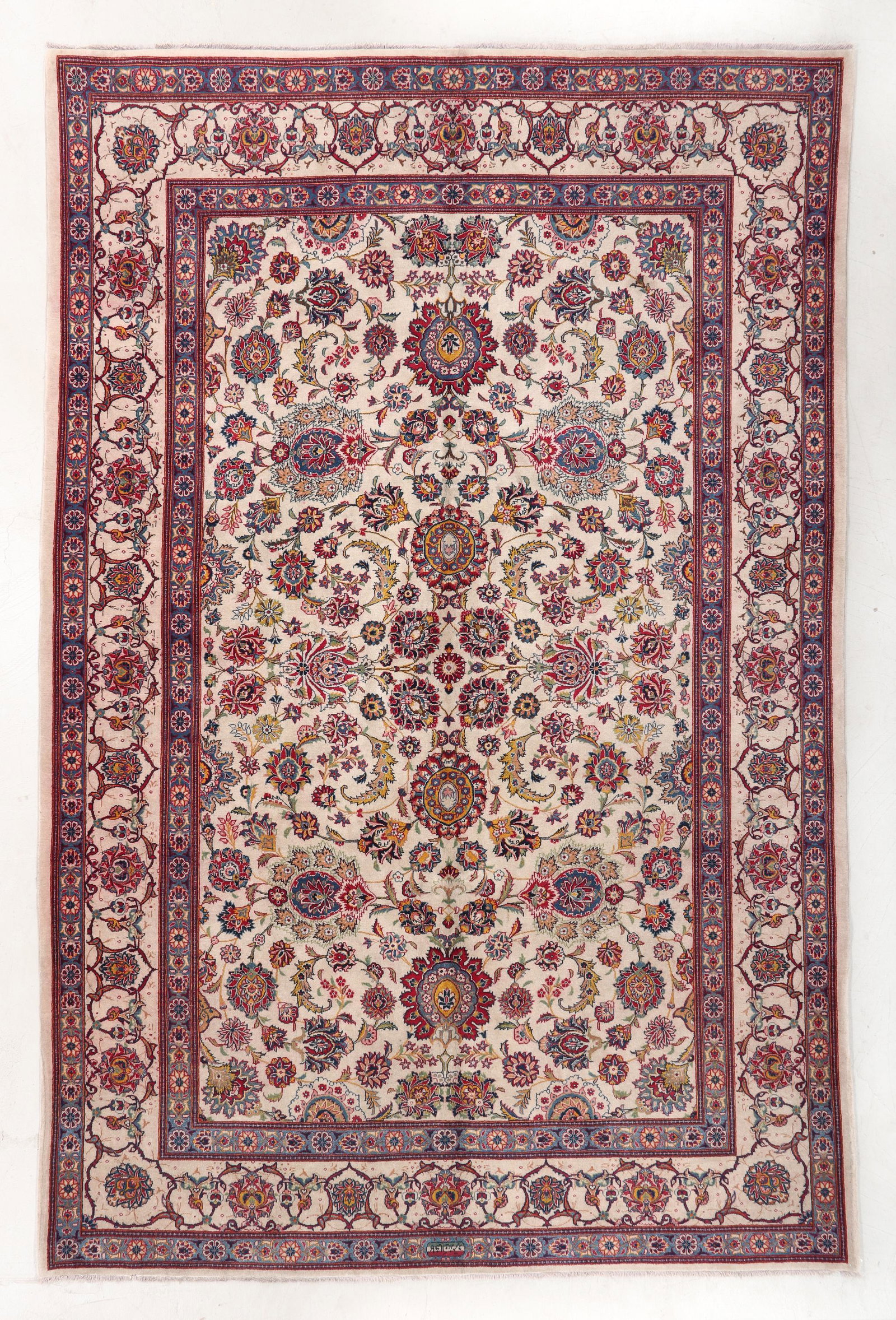 Kashan Rug, Persia, Mid 20th C., 7'3'' x 10'11'' (1 of 5)