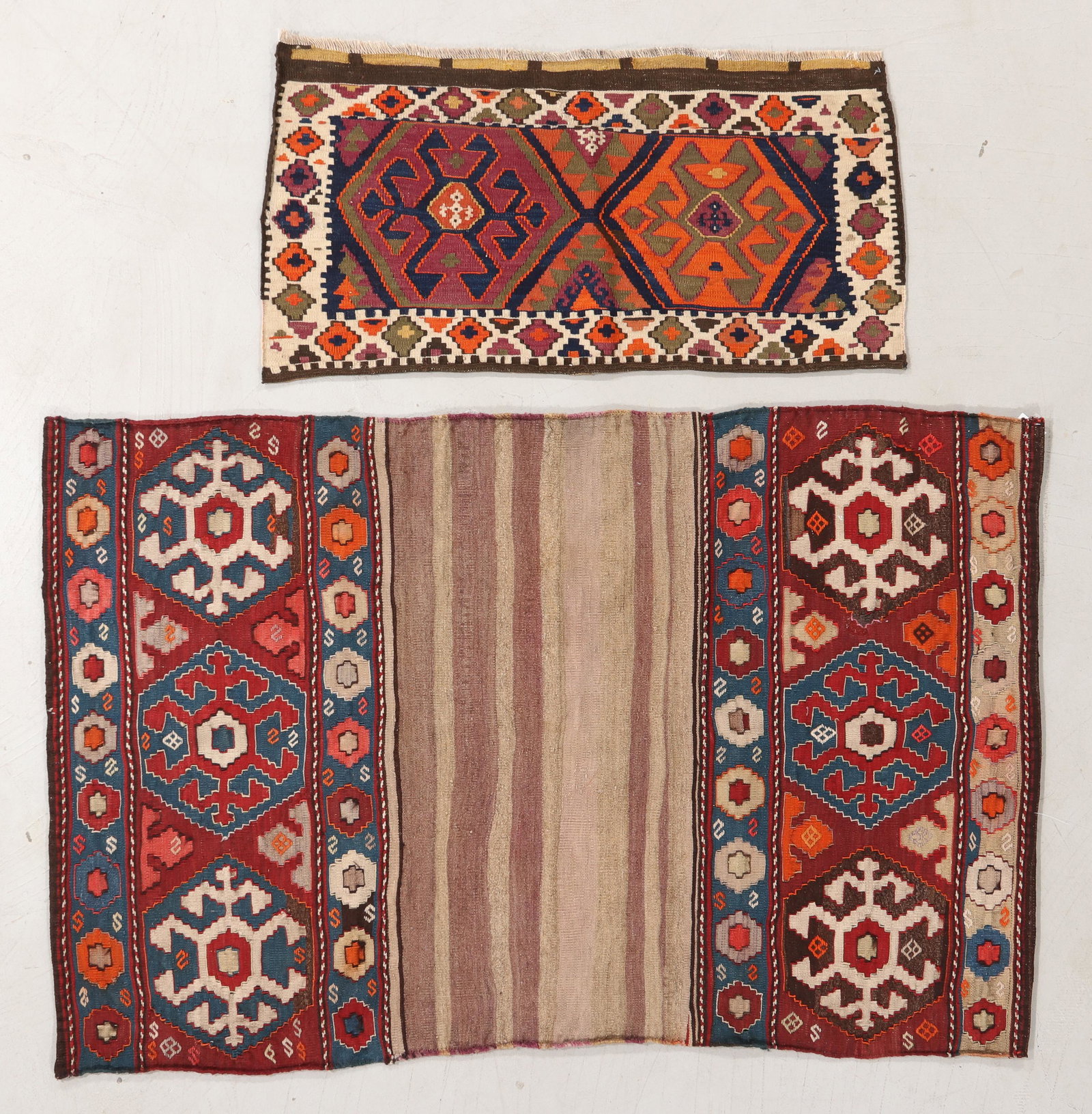 2 Open Mafrash Kilims, Transcaucasus, Early 20th C. (1 of 6)