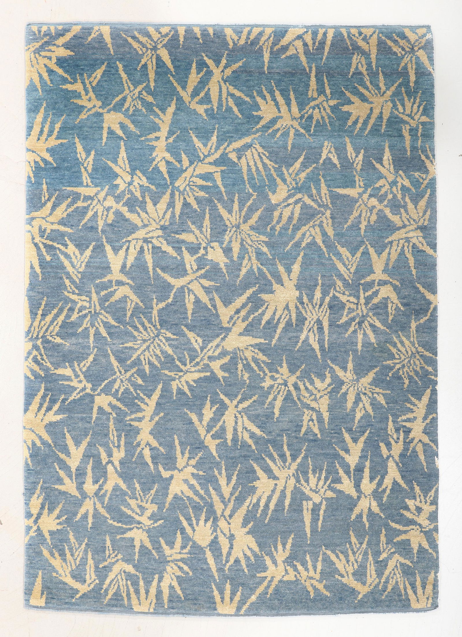 Fine Tiger Grass Design 150 Knot Rug, Nepal, 4'3'' x 6'2'' (1 of 5)